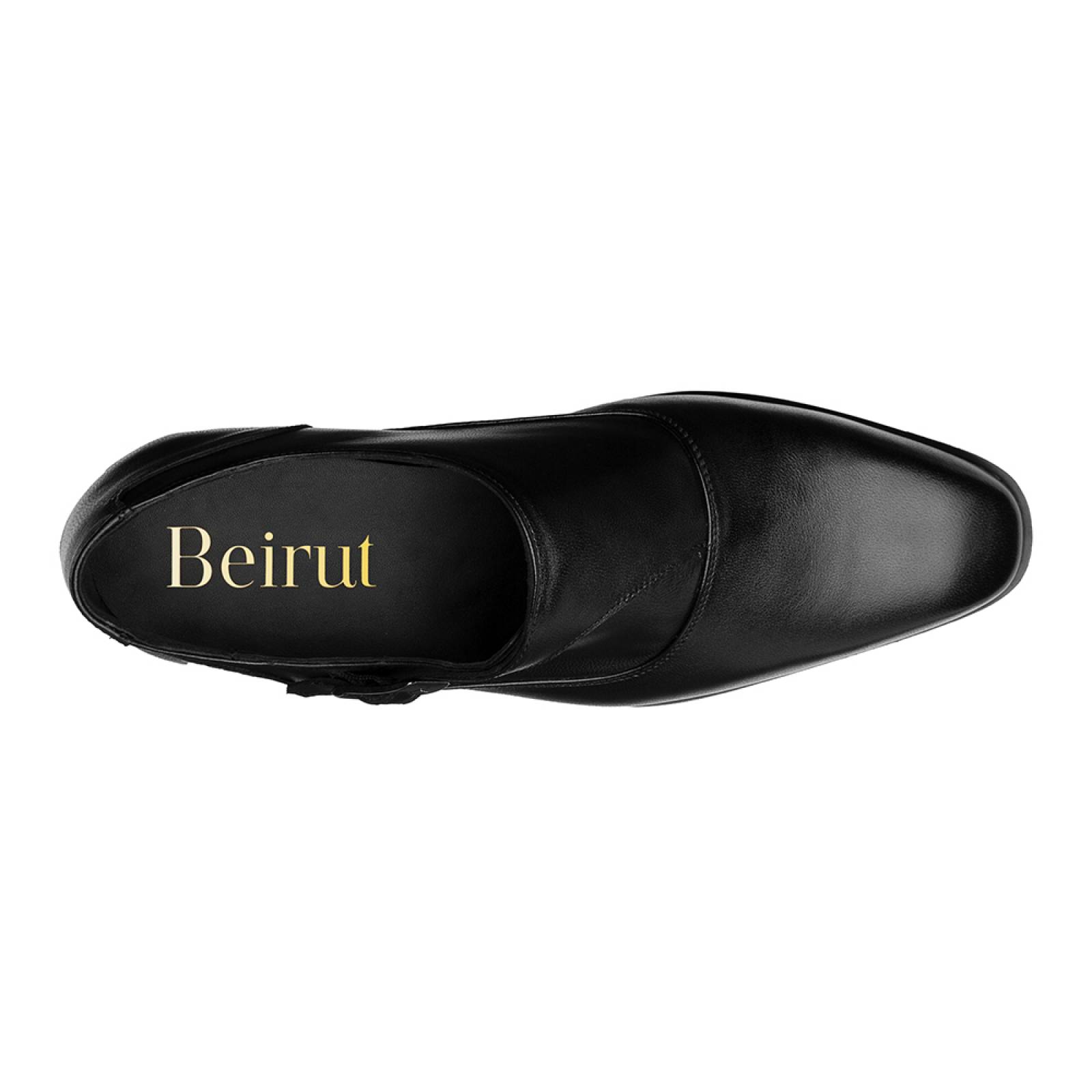 Zapato Caballero Piel Khalil Single Monk Strap Formal Negro26.5Beirut