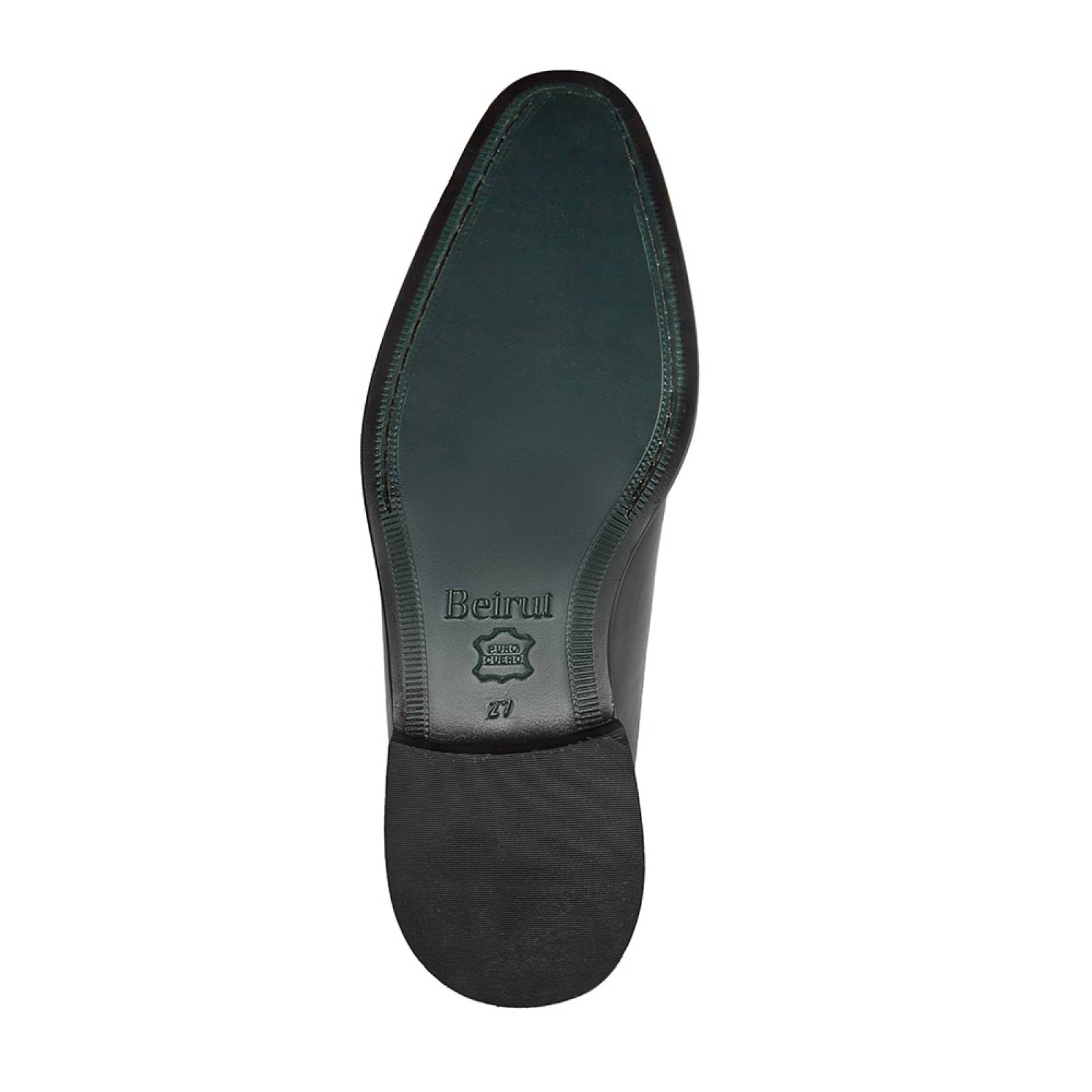 Zapato Caballero Piel Khalil Single Monk Strap Formal Negro26.5Beirut