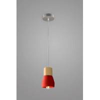 Lampara Colgante Decorativa Gyps Red Hierro 40W Aluzar