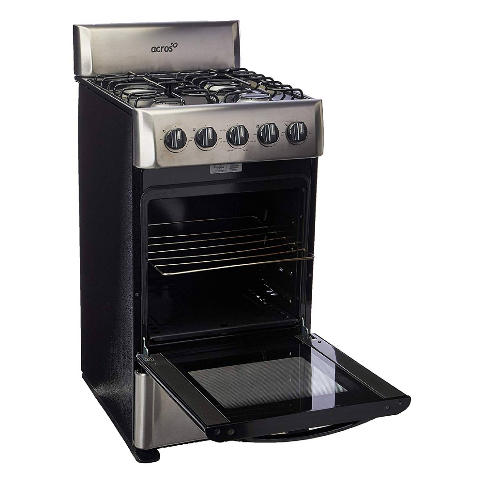 Estufa Piso AW5300S Acero Inoxidable 4 Quemadores Acros