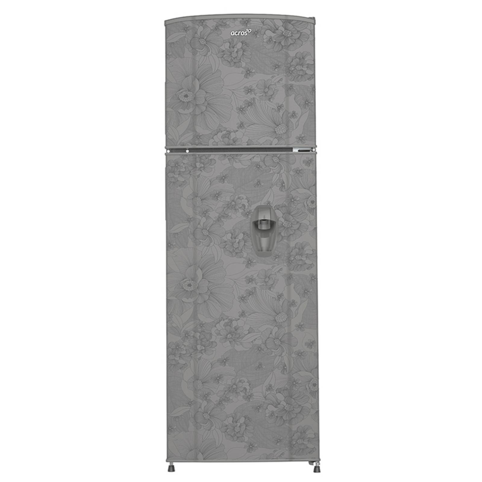 Refrigerador 2 Puertas 250.00 L Platino Floral Acros