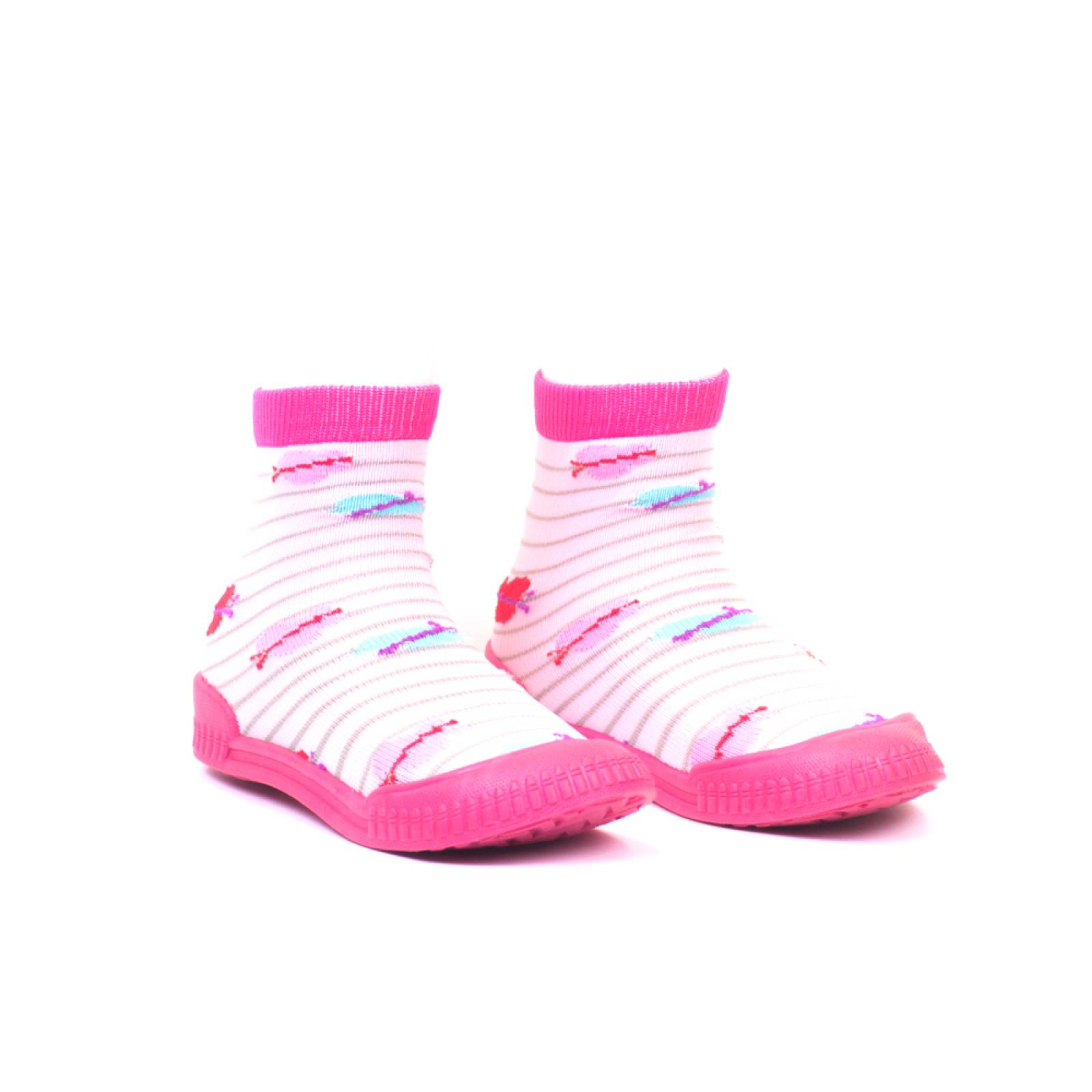 Calcetin Antiderrapante Niños Rosa Talla 20 Baby Room