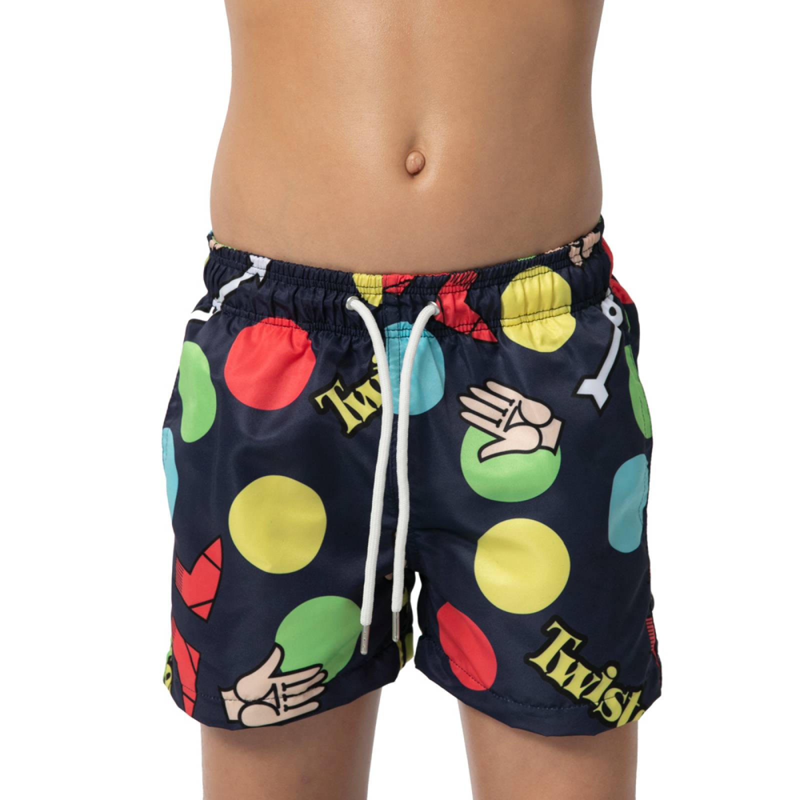 Traje De Baño  Niño Twister Repelente Único Azul Talla L Hustle Swimwear