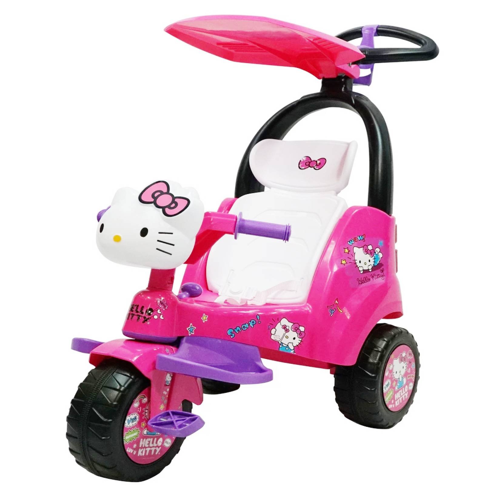Triciclo Montable 2 En 1 Super Trike Hello Kitty Prinsel