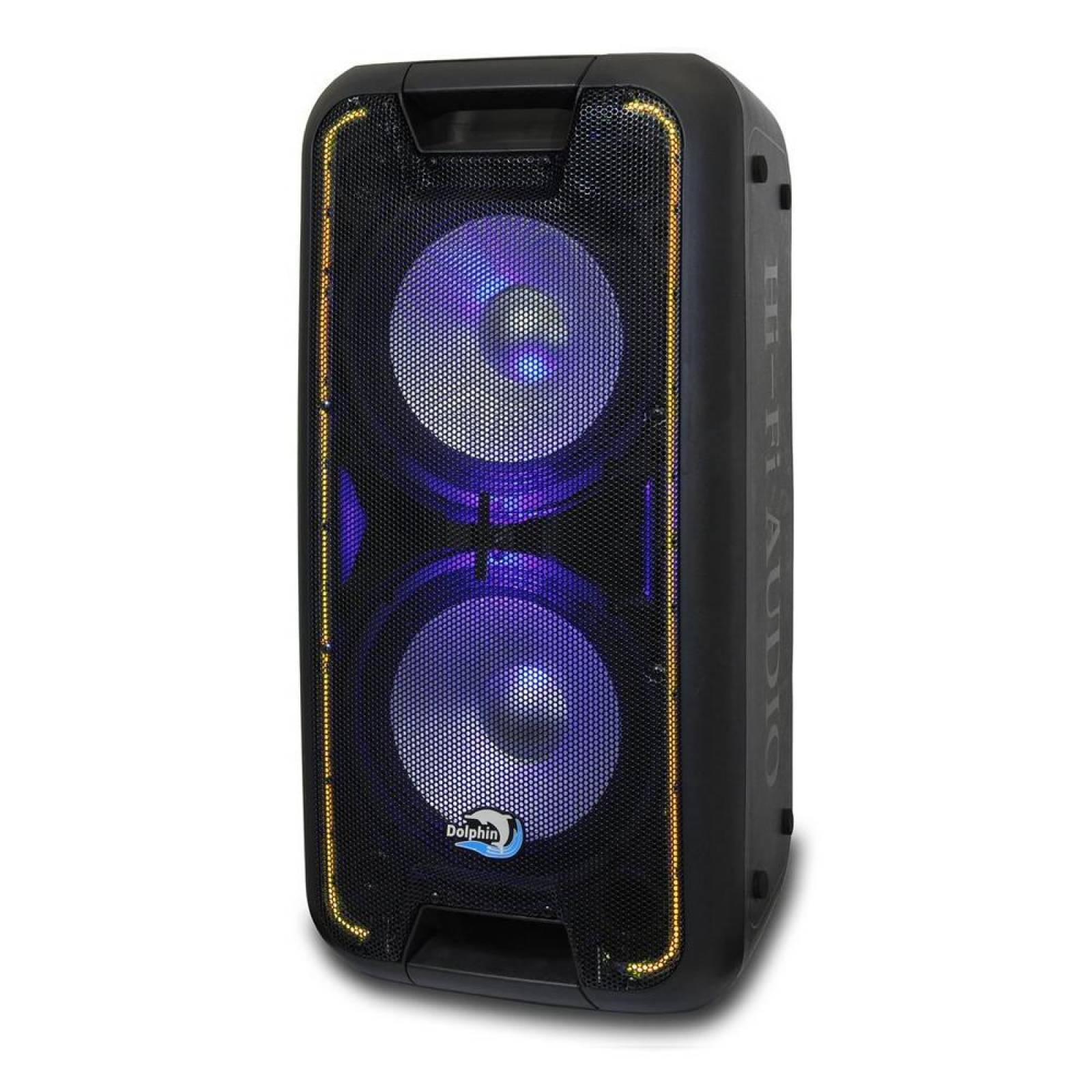 Bocina Altavoz Doble Recargable 10 " 3400W Sp-210Rbt Dolphin 