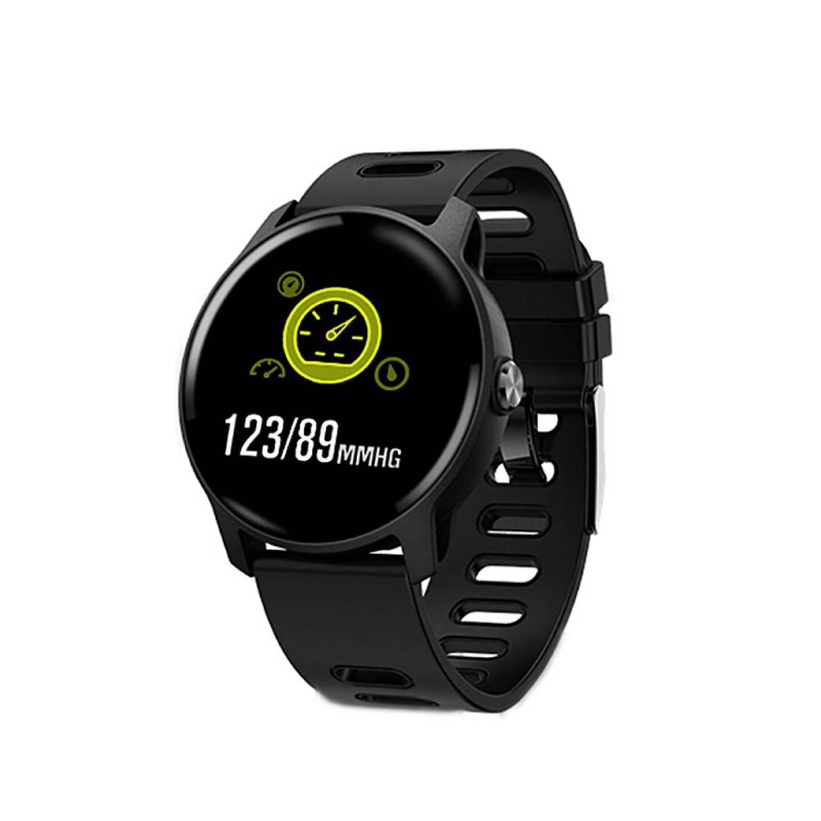 Reloj Deportivo 1,3Plg IOS Android Redes Sociales S+WATCH II Negro