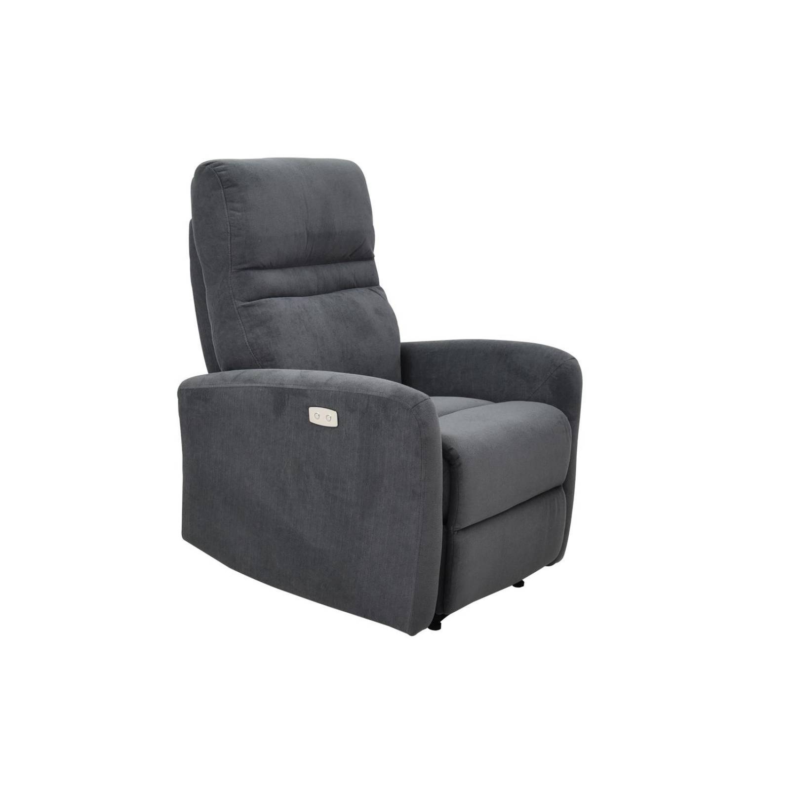 Sillón Reclinable Individual Electrico Sahara Sandor Gris