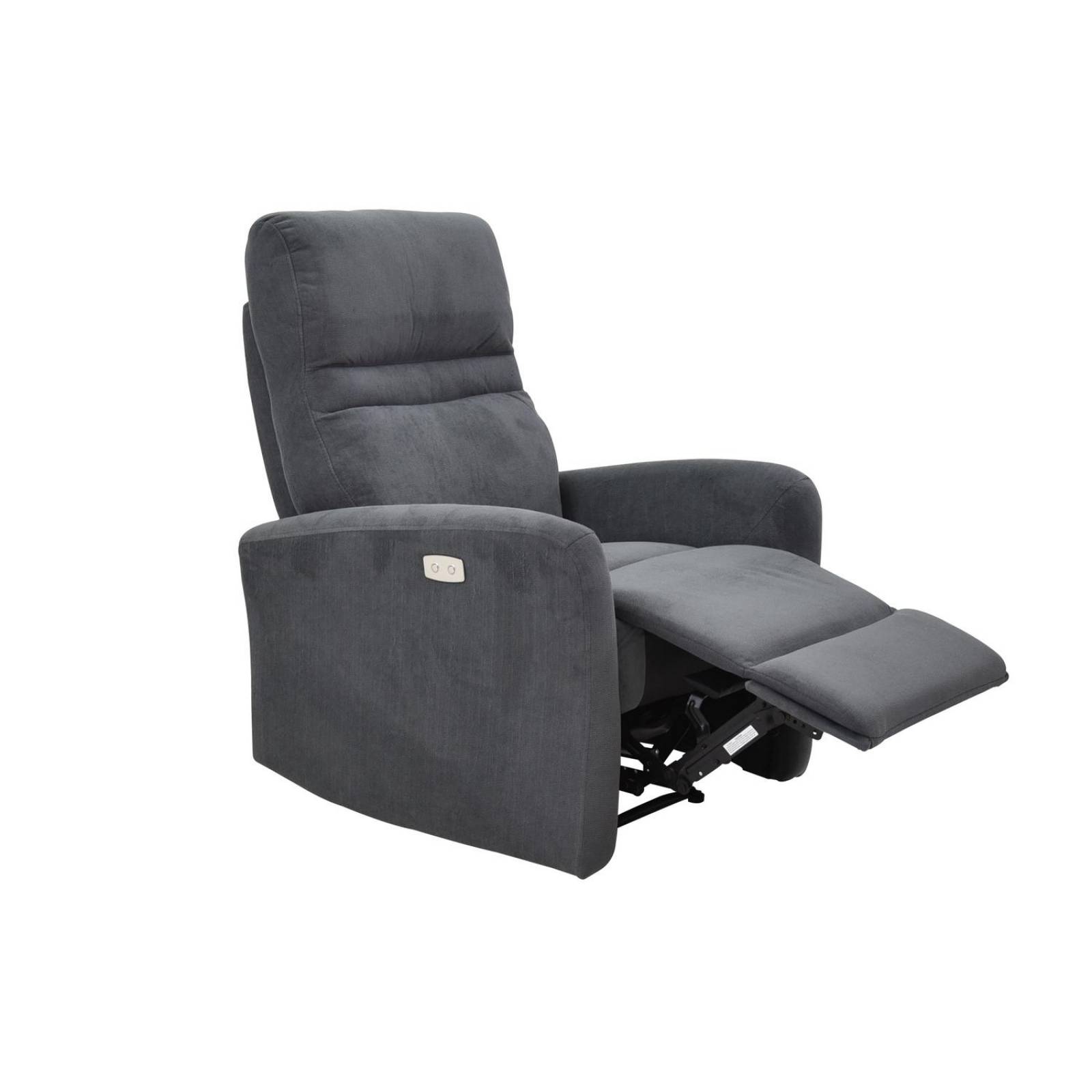 Sillón Reclinable Individual Electrico Sahara Sandor Gris