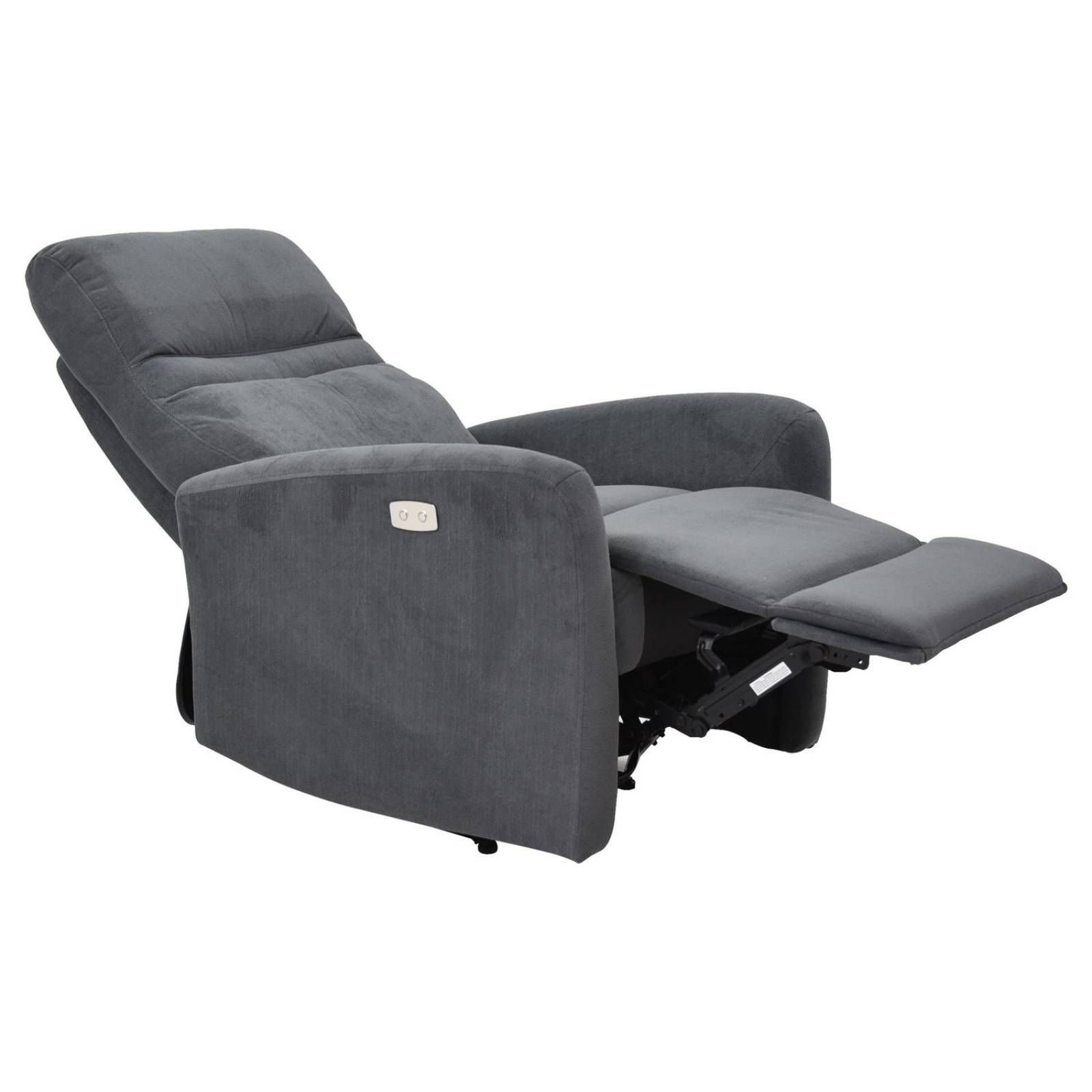 Sillón Reclinable Individual Electrico Sahara Sandor Gris