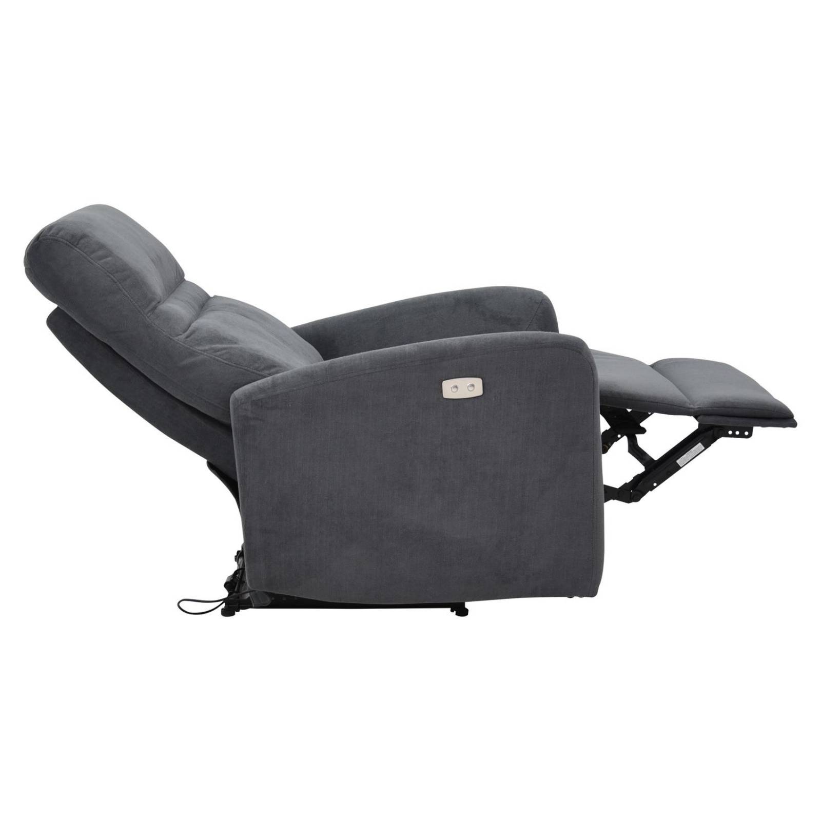 Sillón Reclinable Individual Electrico Sahara Sandor Gris