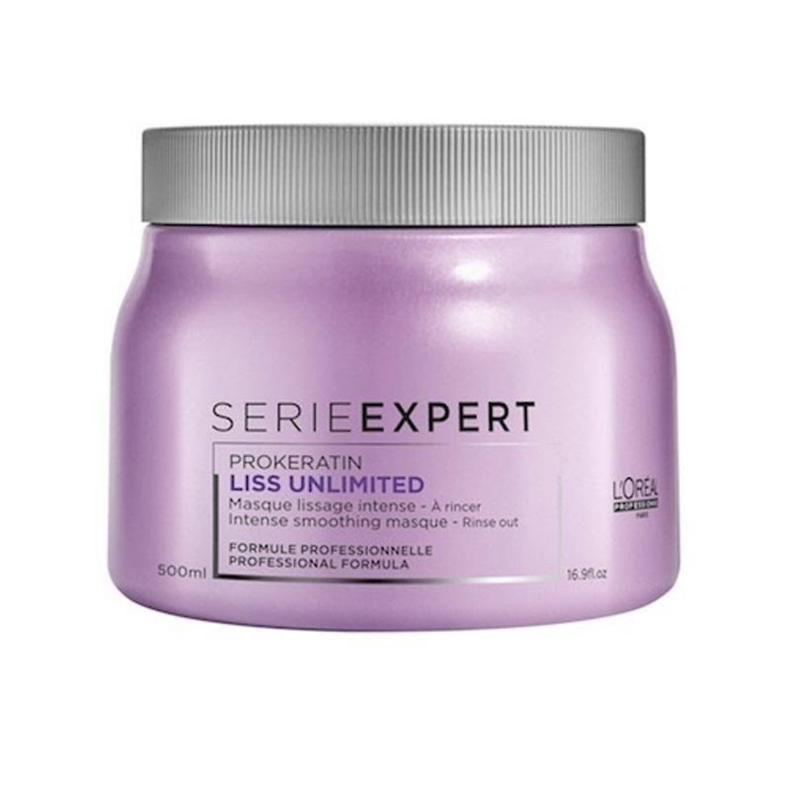 Máscarilla Para Cabello Seco Liss Prokeratin 500Ml L'Oreal 