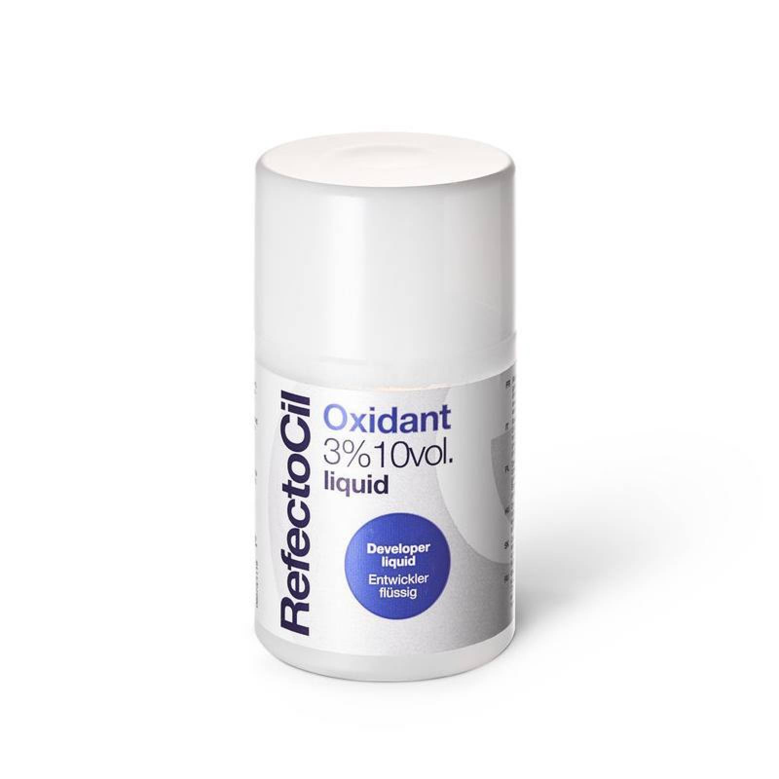 Kit Oxido Liquido Revelador Y Tinte Para Pestañas Café #3 