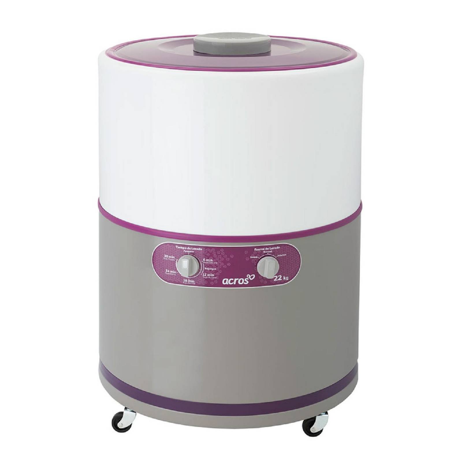 Lavadora Mod. Alf-2253Eg 22 Kg Gris 2 Perillas  