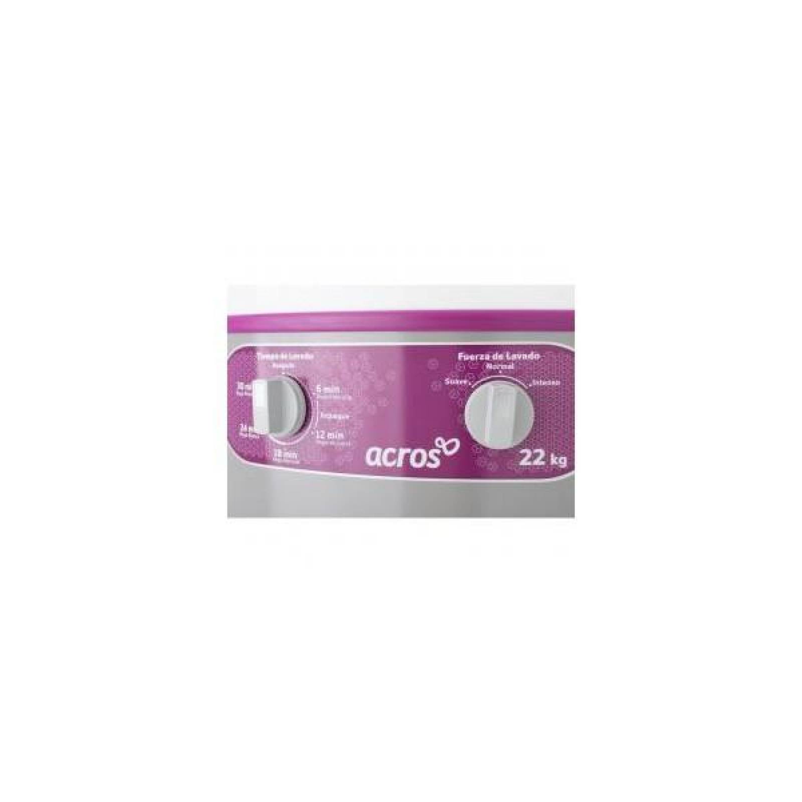 Lavadora Mod. Alf-2253Eg 22 Kg Gris 2 Perillas  