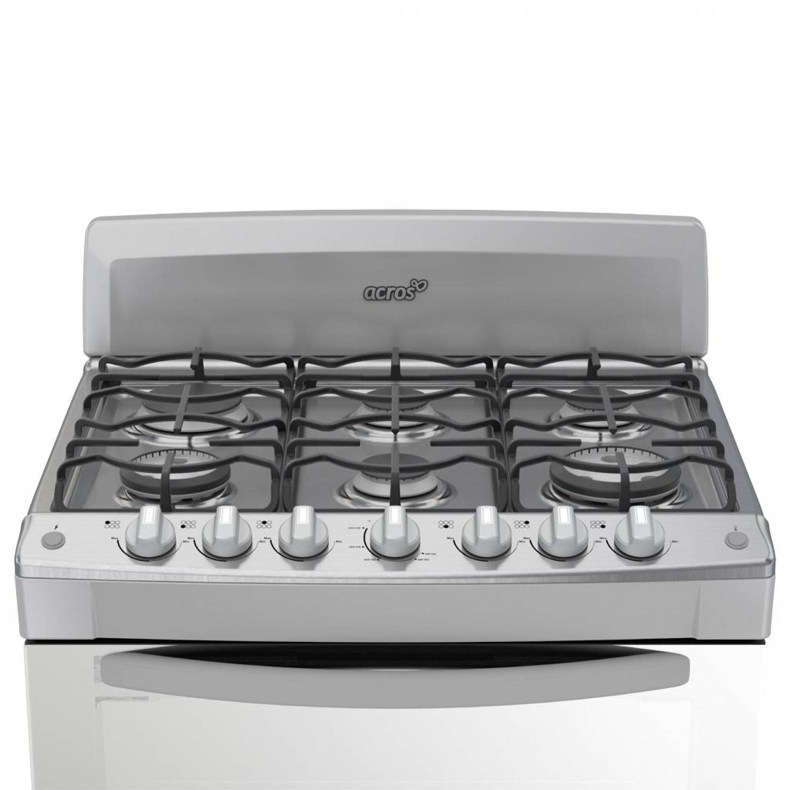 Estufa Mod. Af-5572D 30" Silver Enc. Elect. Cub. Acero, Parrillas De Hierro 