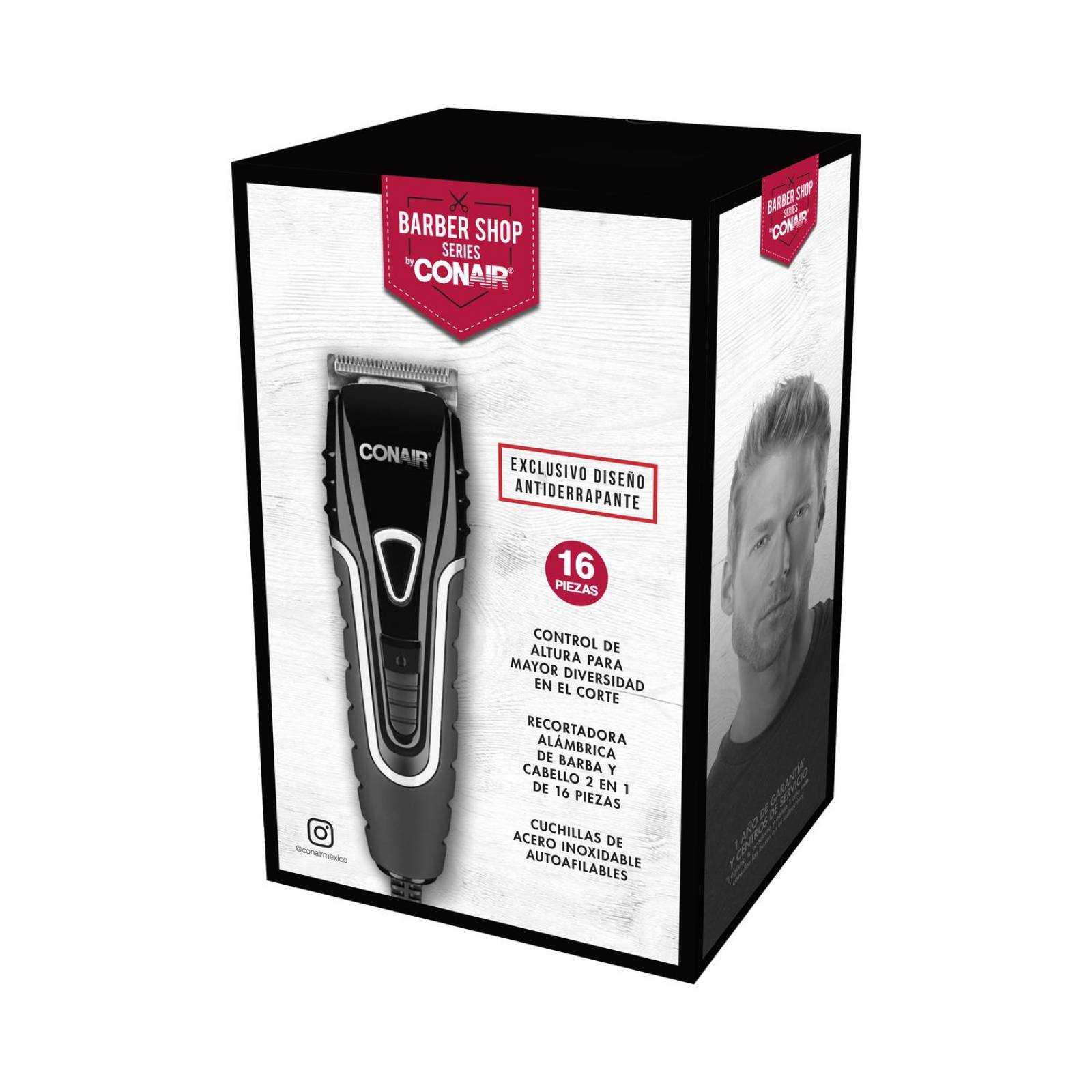 Recortadora Alámbrica de 16 piezas 2 en 1 Conair 