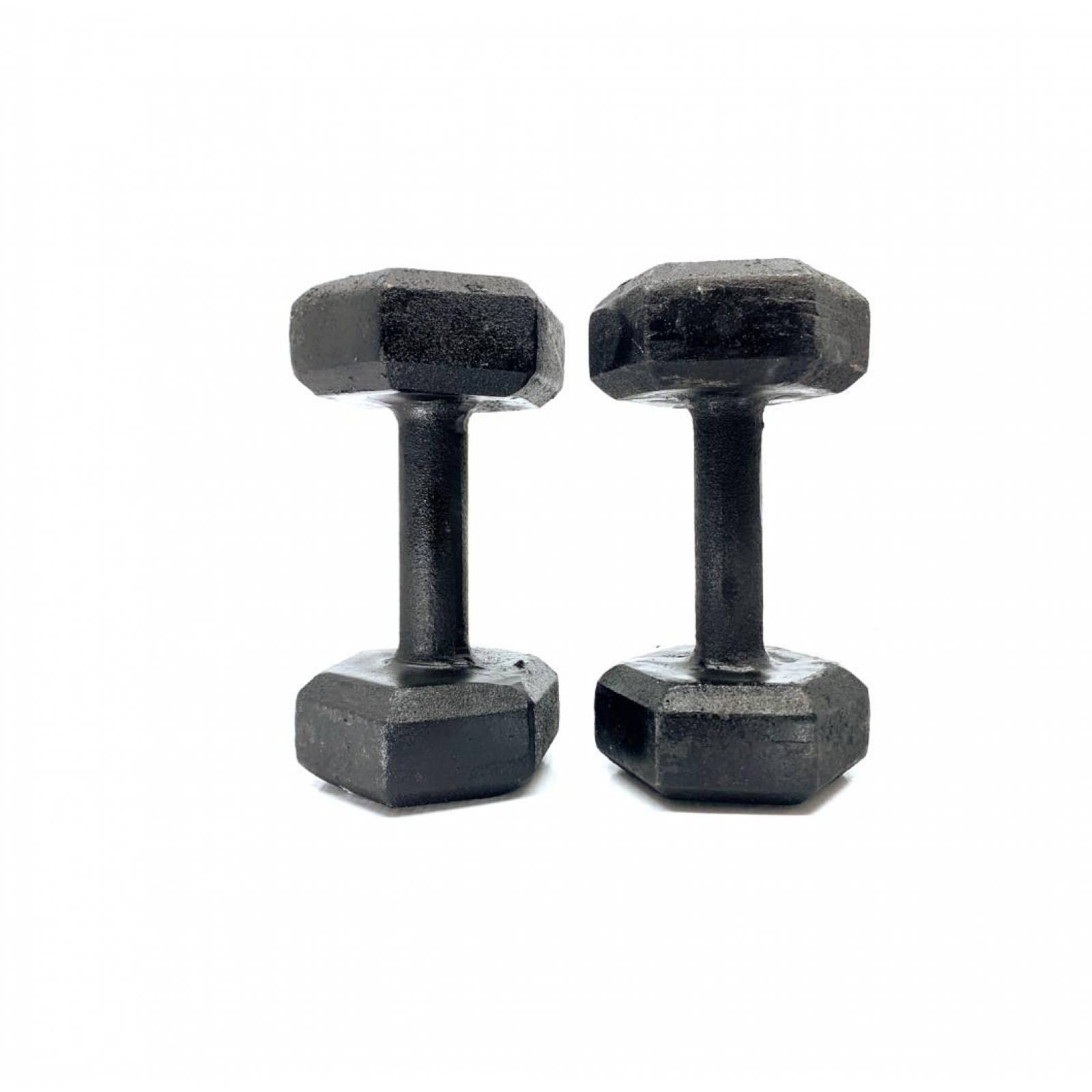 Par de Mancuernas Hexagonales Acero 6 kilos C/U 