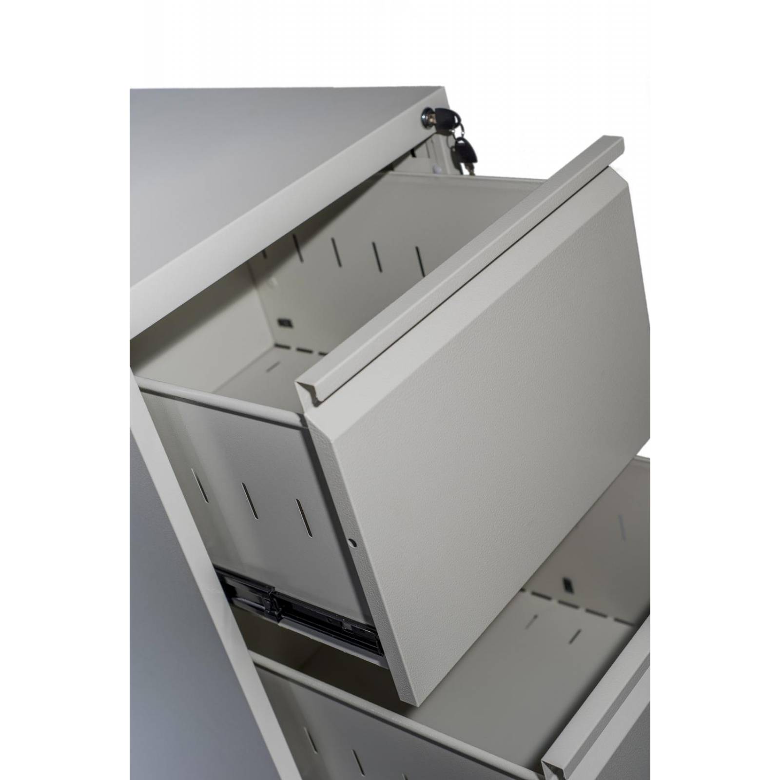 Archivero de Lamina Oficina Cuatro Cajones con Chapa 