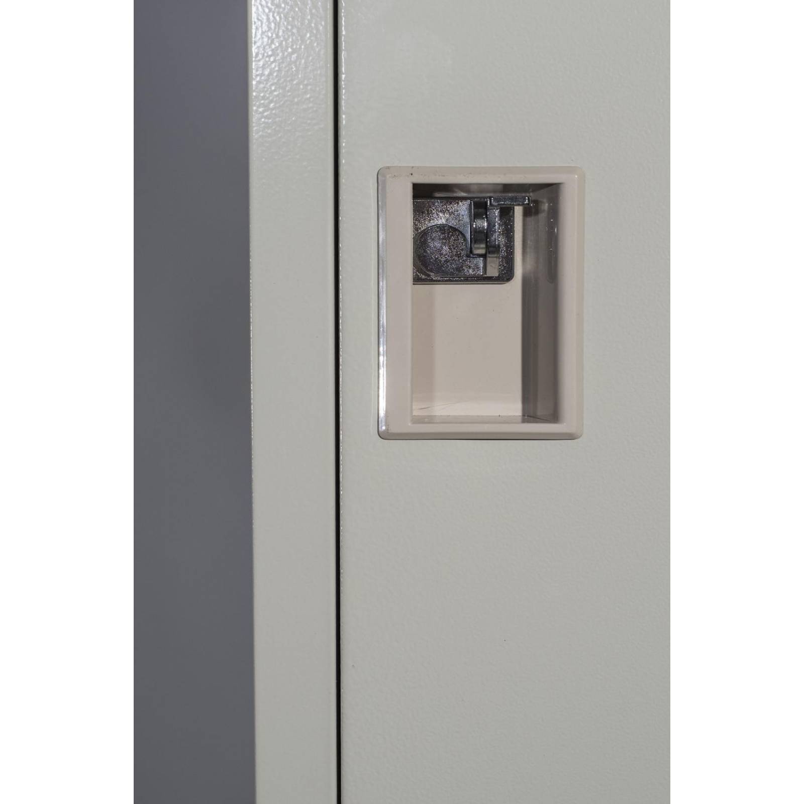 Locker Oficina Cuatro Puertas Cerradura para Candado Arena