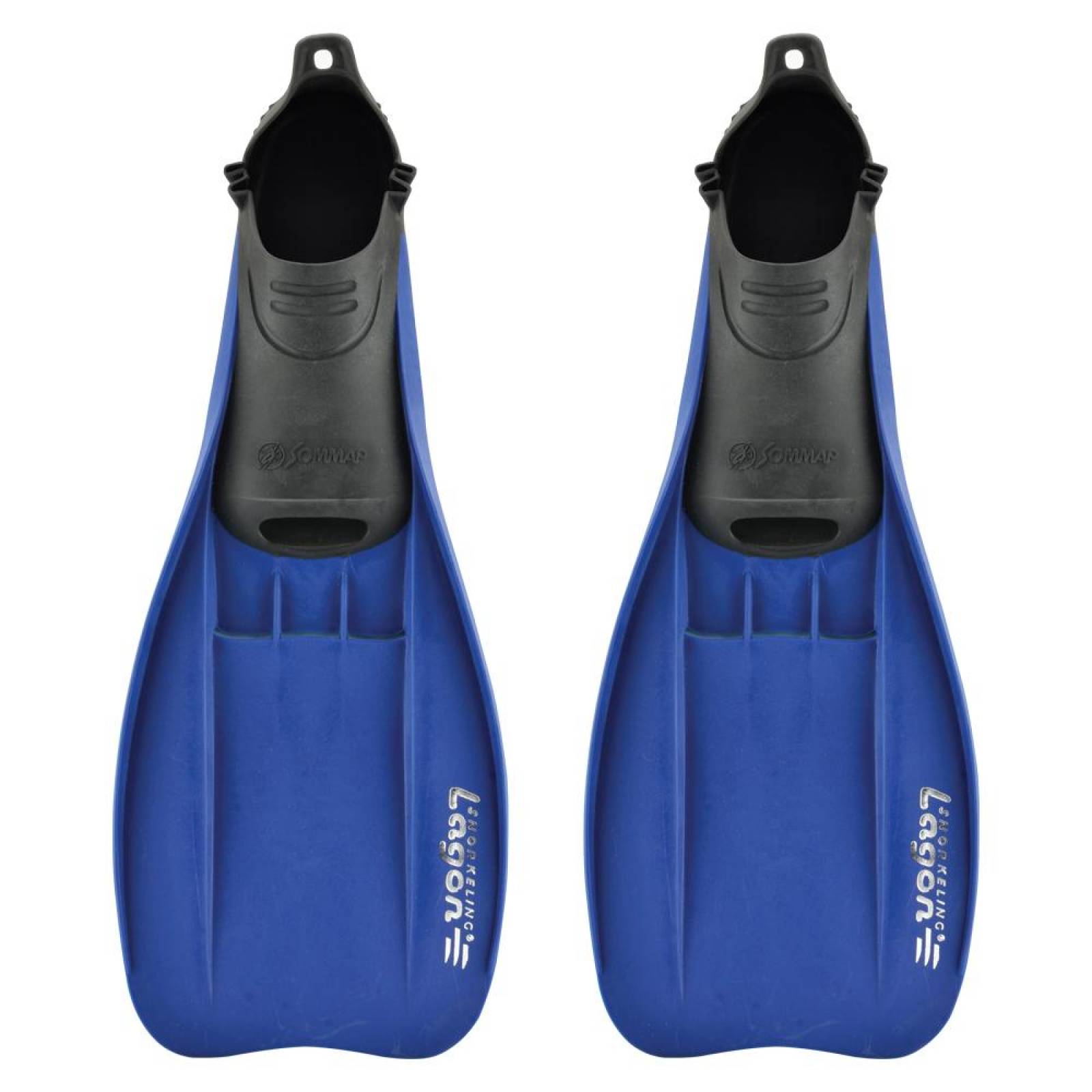 Juego De Buceo Aletas Visor Snorkel Lagon Talla 26.5/27 