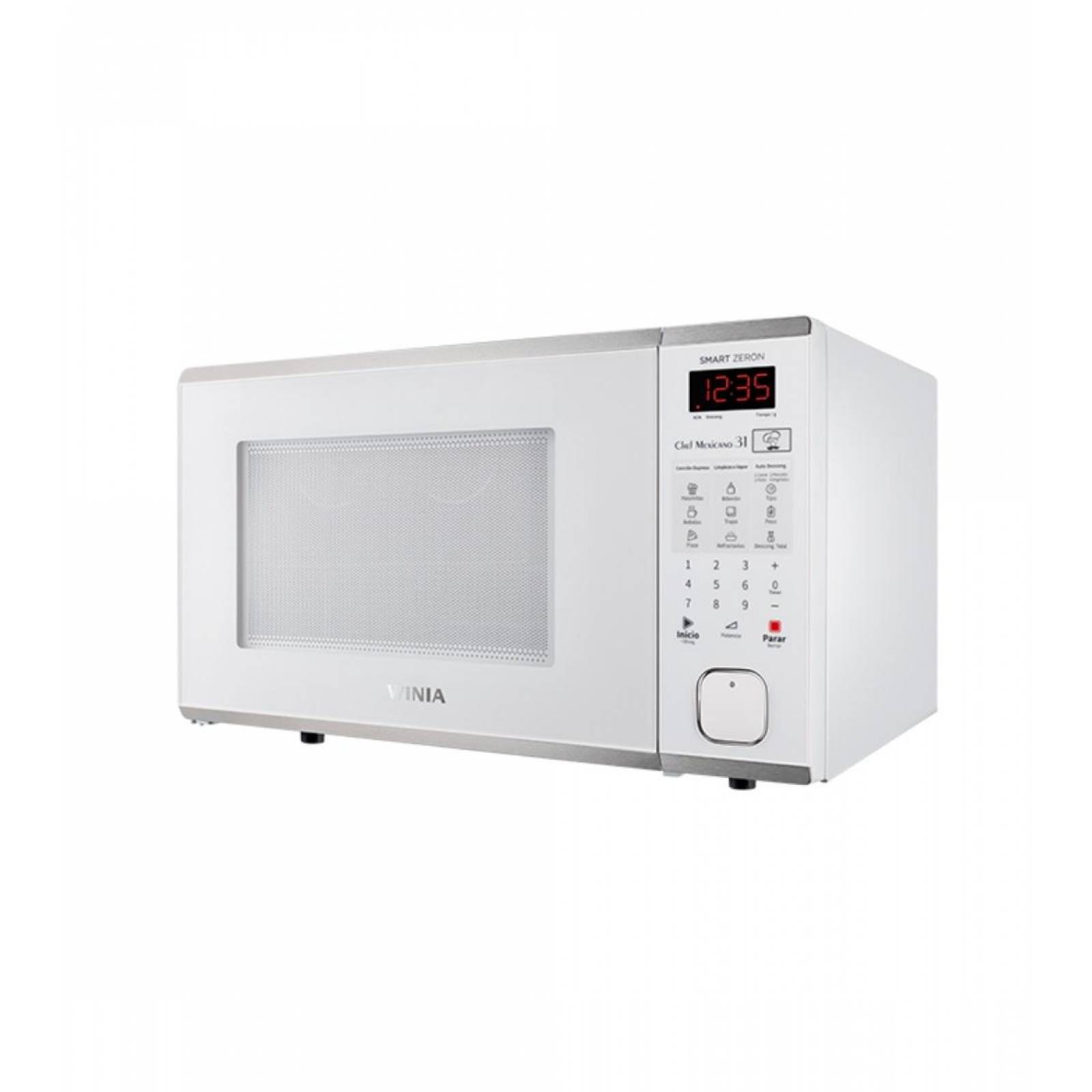 Horno de Microondas KOR-1N4HWDT Winia/Daewoo 1.1 Pies Cúbicos, Blanco 