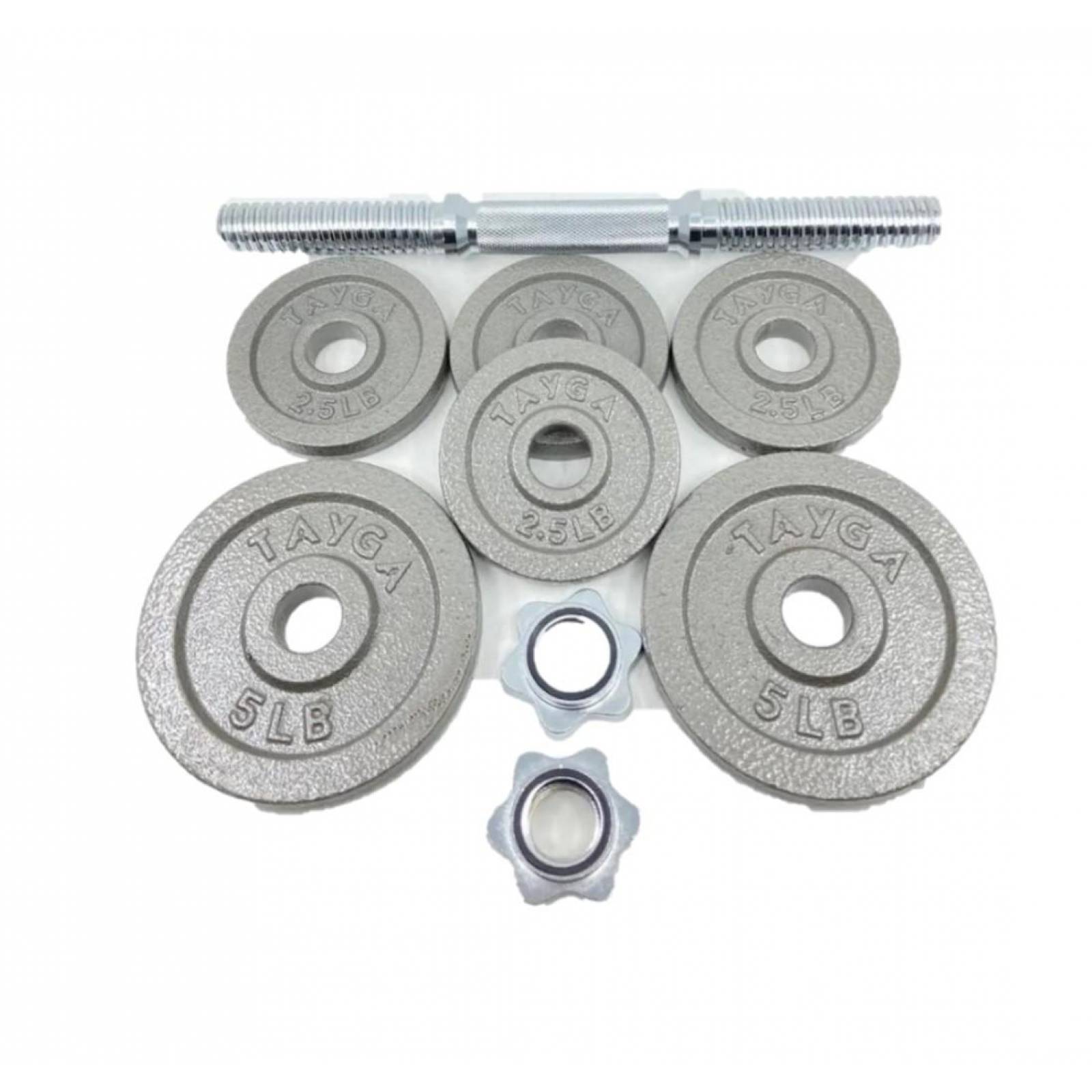 Set/Par de Mancuernas Ajustables con 50 lbs de Peso 