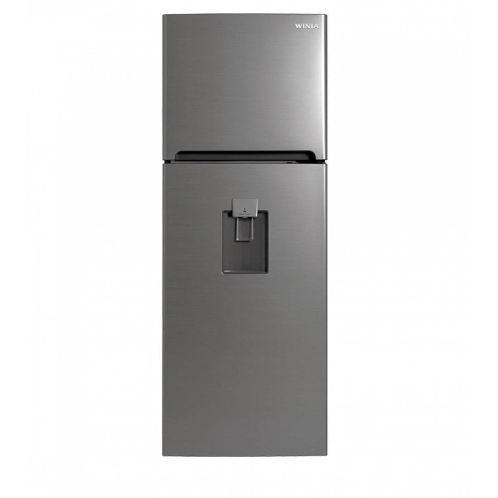 Refrigerador DFR-32210GND silver con freezer Winia 