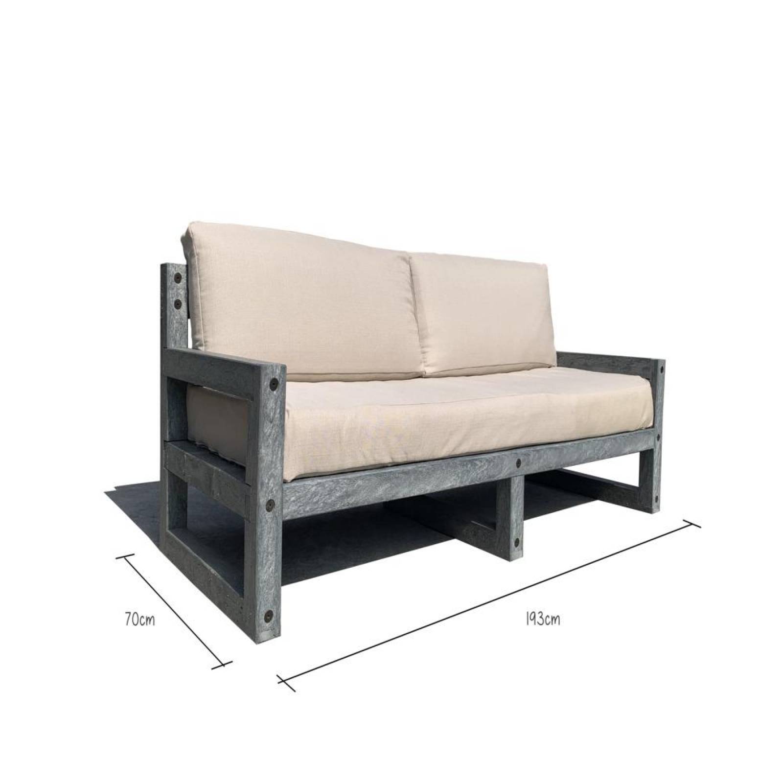 Sillón Tres Plazas para exteriores V203