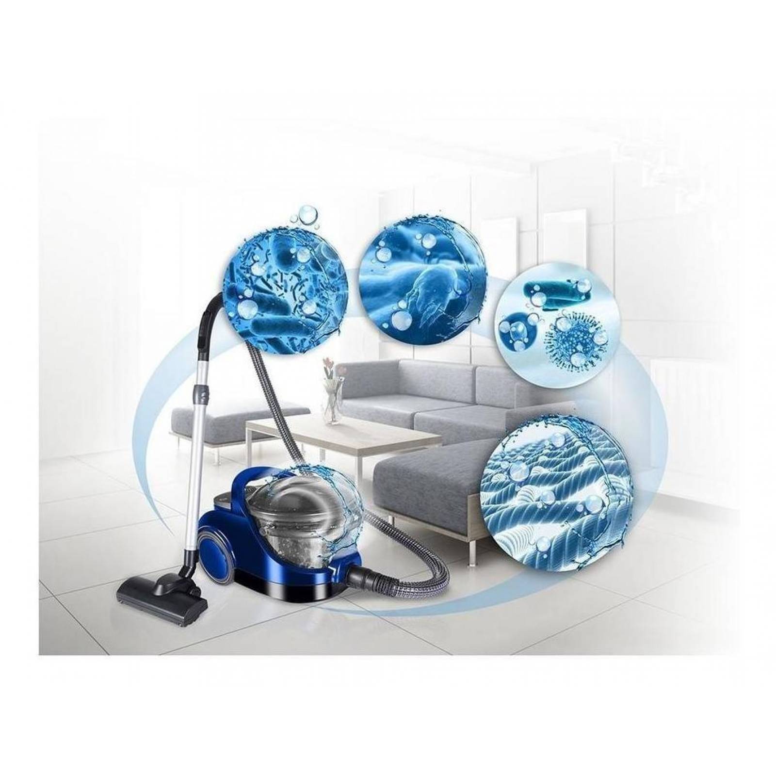 Aspiradora Filtración Agua Ar-2400 Elimina Ácaros Koblenz 