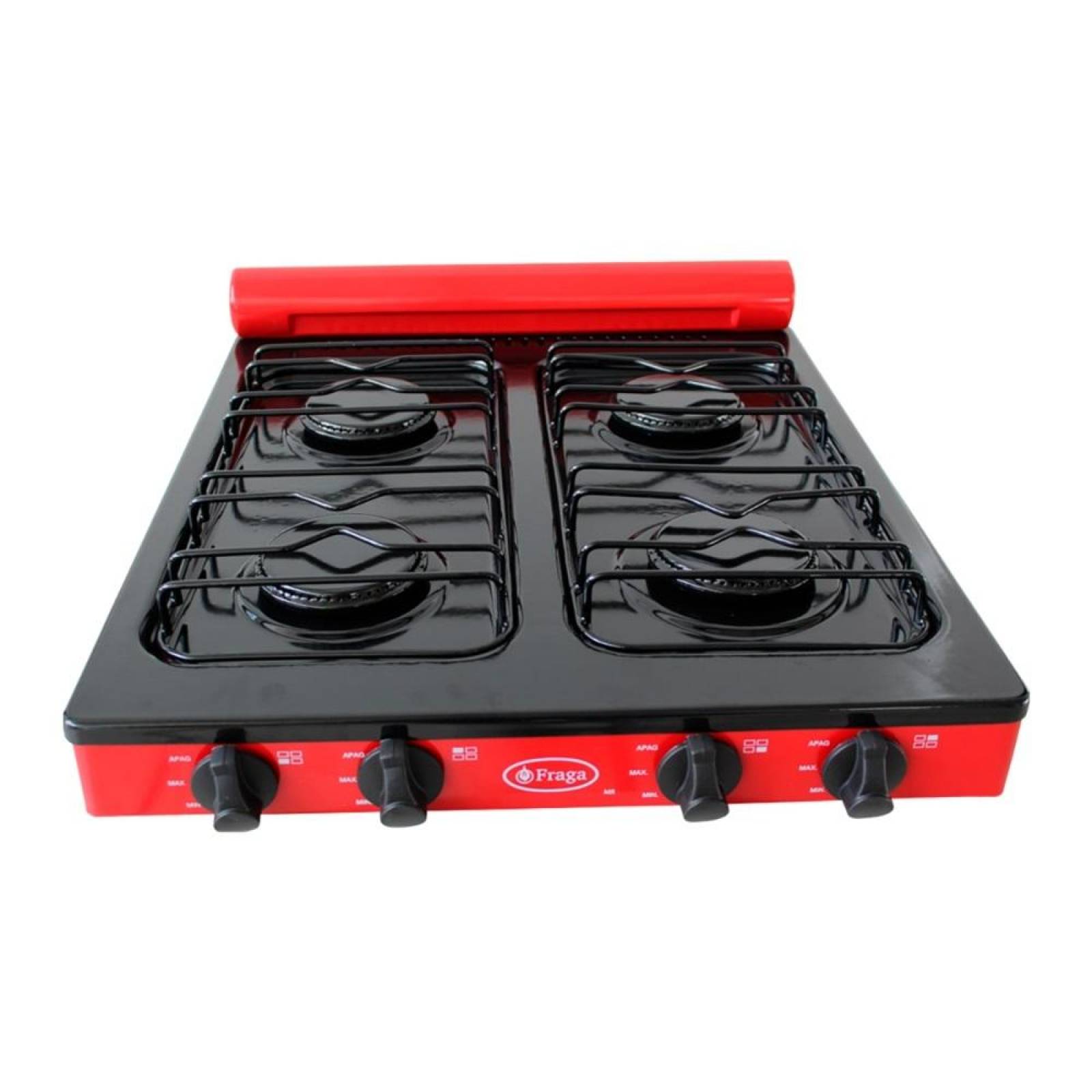 Parrilla Fraga P705 A Gas 4 Quemadores Porcelanizada 1 Rojo