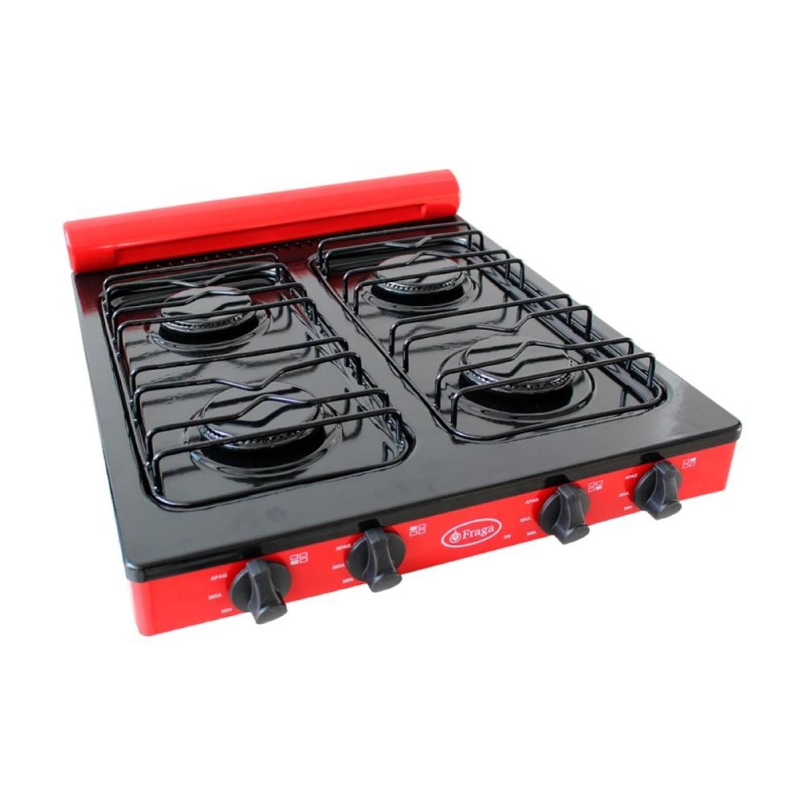 Parrilla Fraga P705 A Gas 4 Quemadores Porcelanizada 1 Rojo