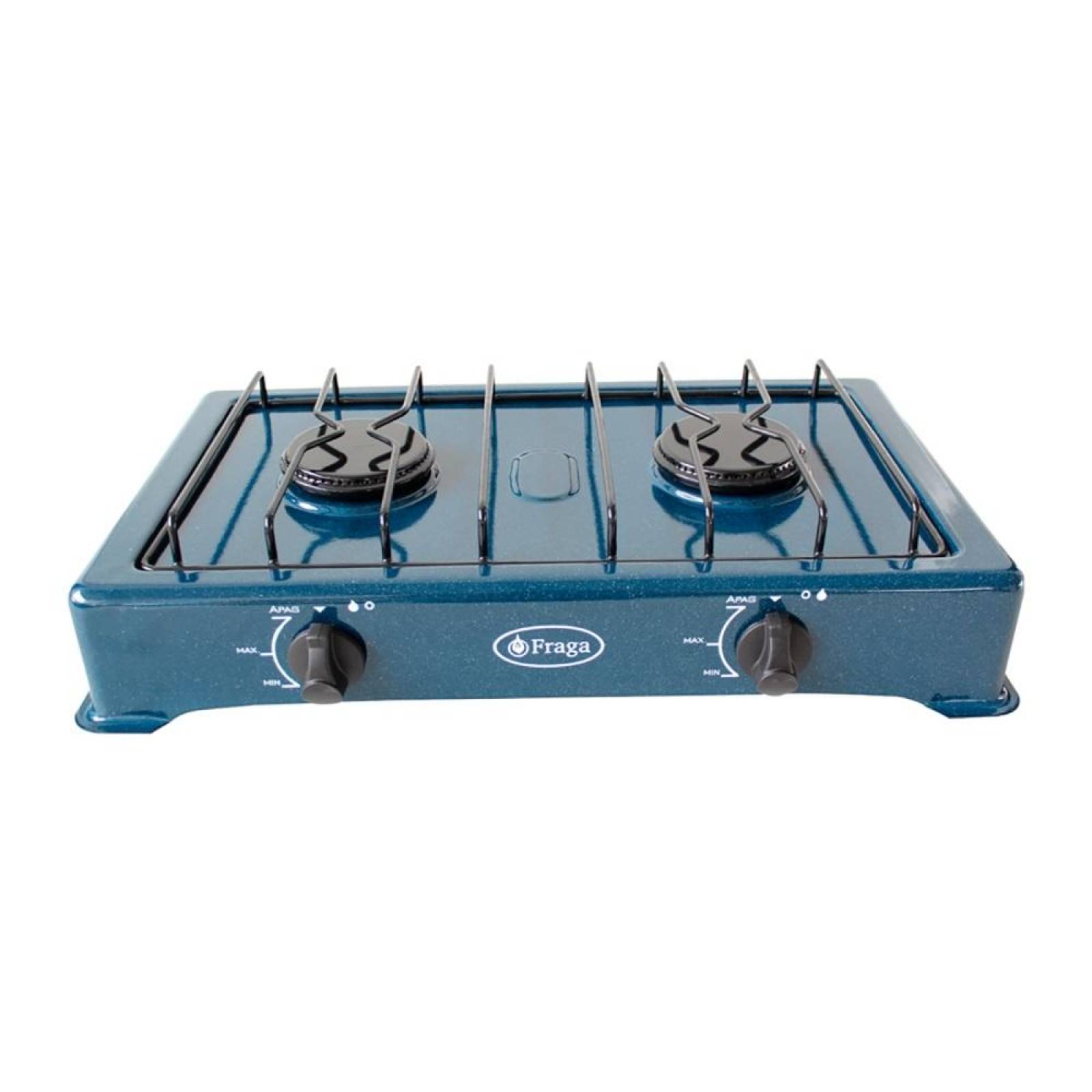 Parrilla Estufa Gas Anaquel 2 Quemadores P-602 Fraga Azul 1 Gas Azul