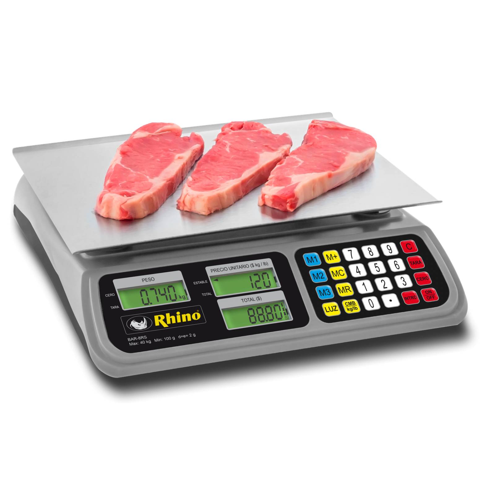 Báscula Electrónica Multifunción BAR-8RS Rhino