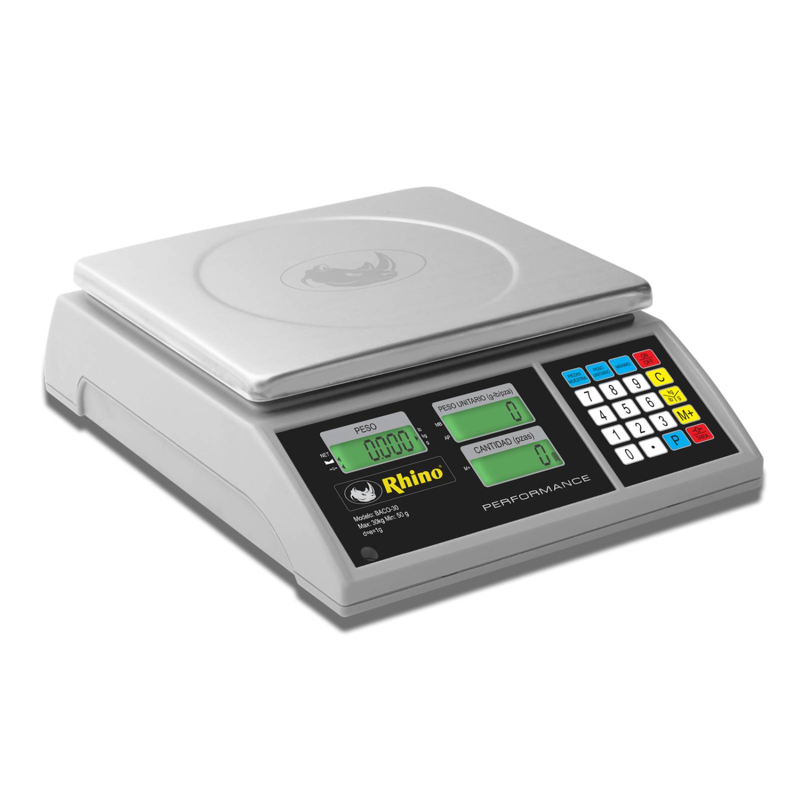 Báscula Electrónica Contadora BACO-30 Rhino 