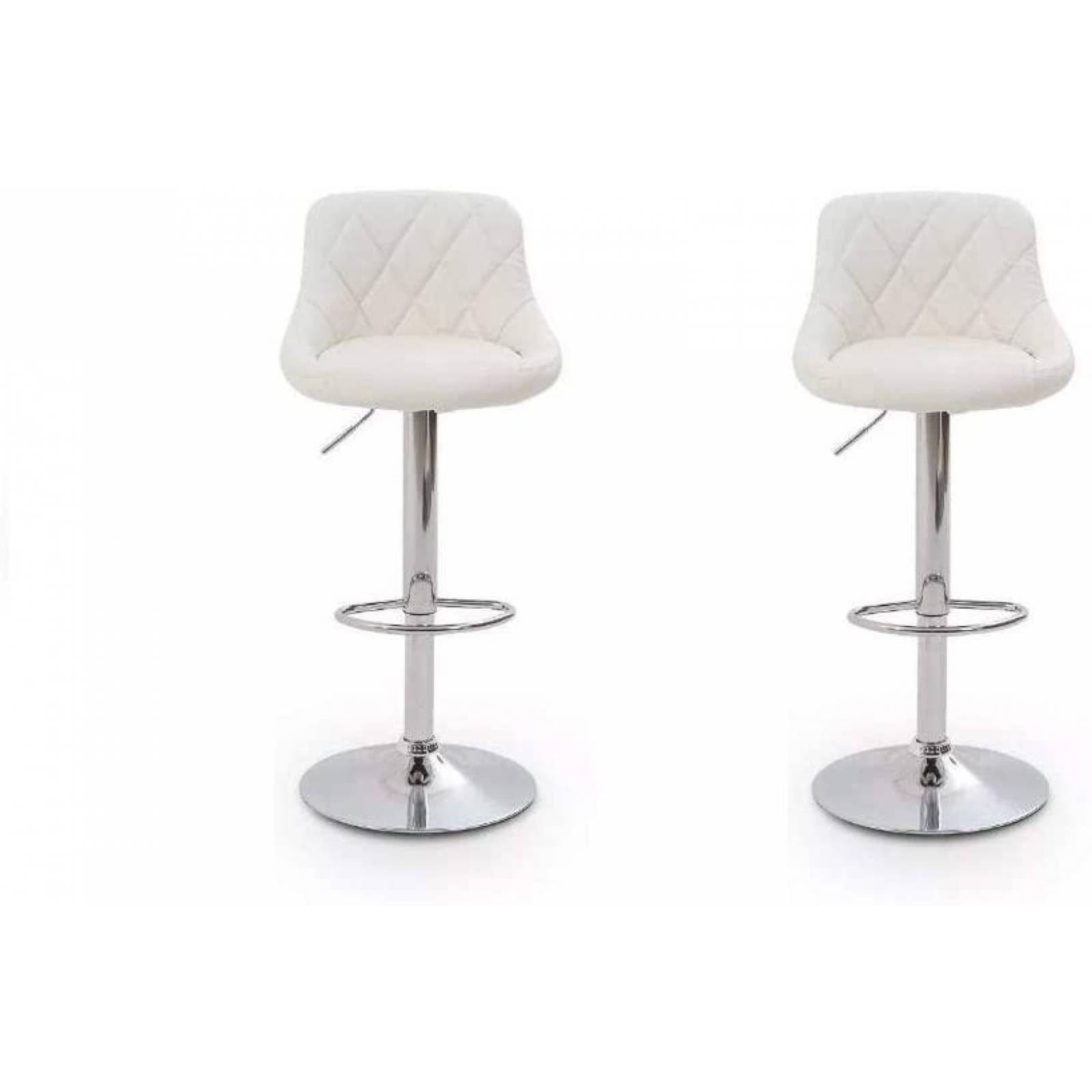 Set 2 Bancos Altos Barra/desayunador Hidraulicos 