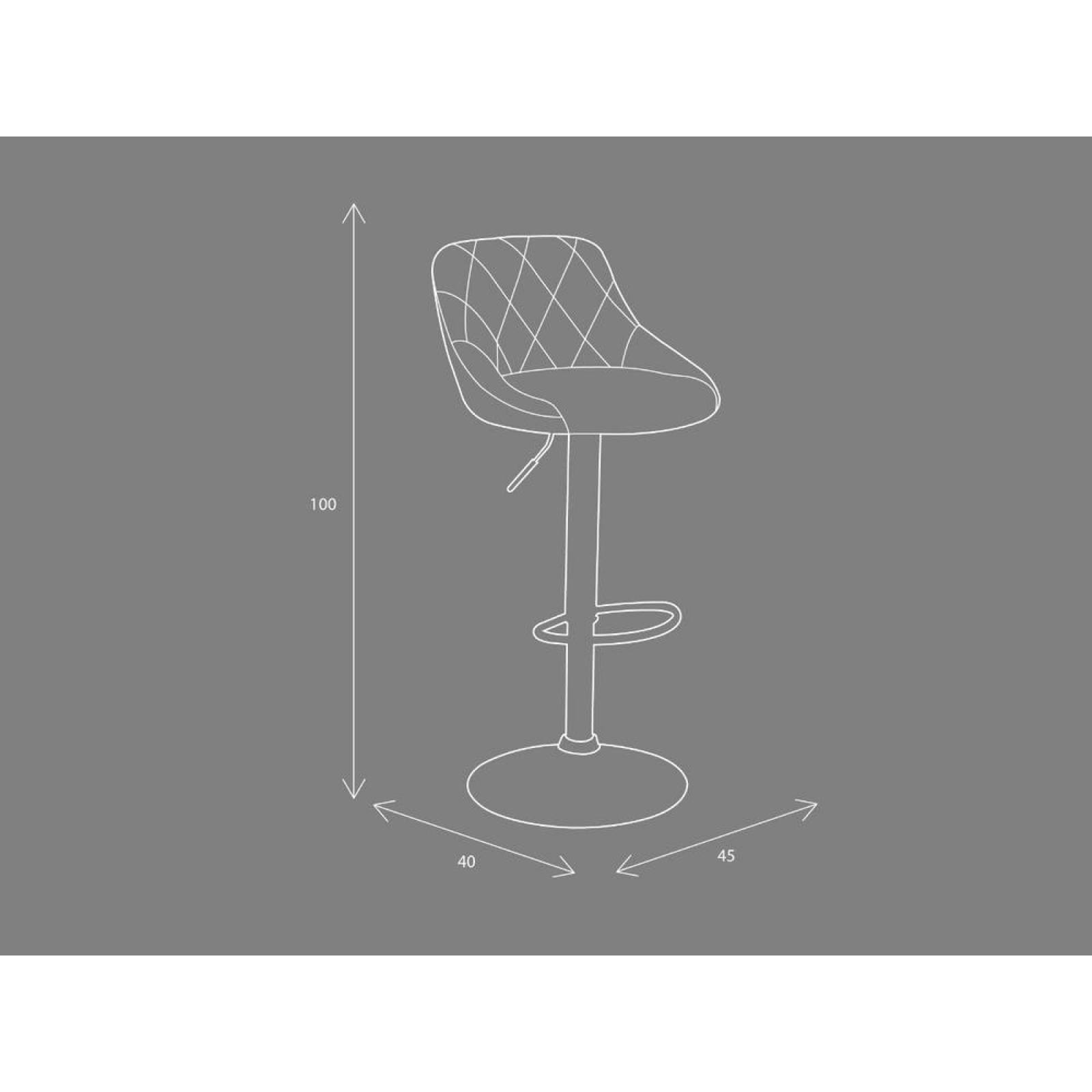 Set 2 Bancos Altos Barra/desayunador Hidraulicos 