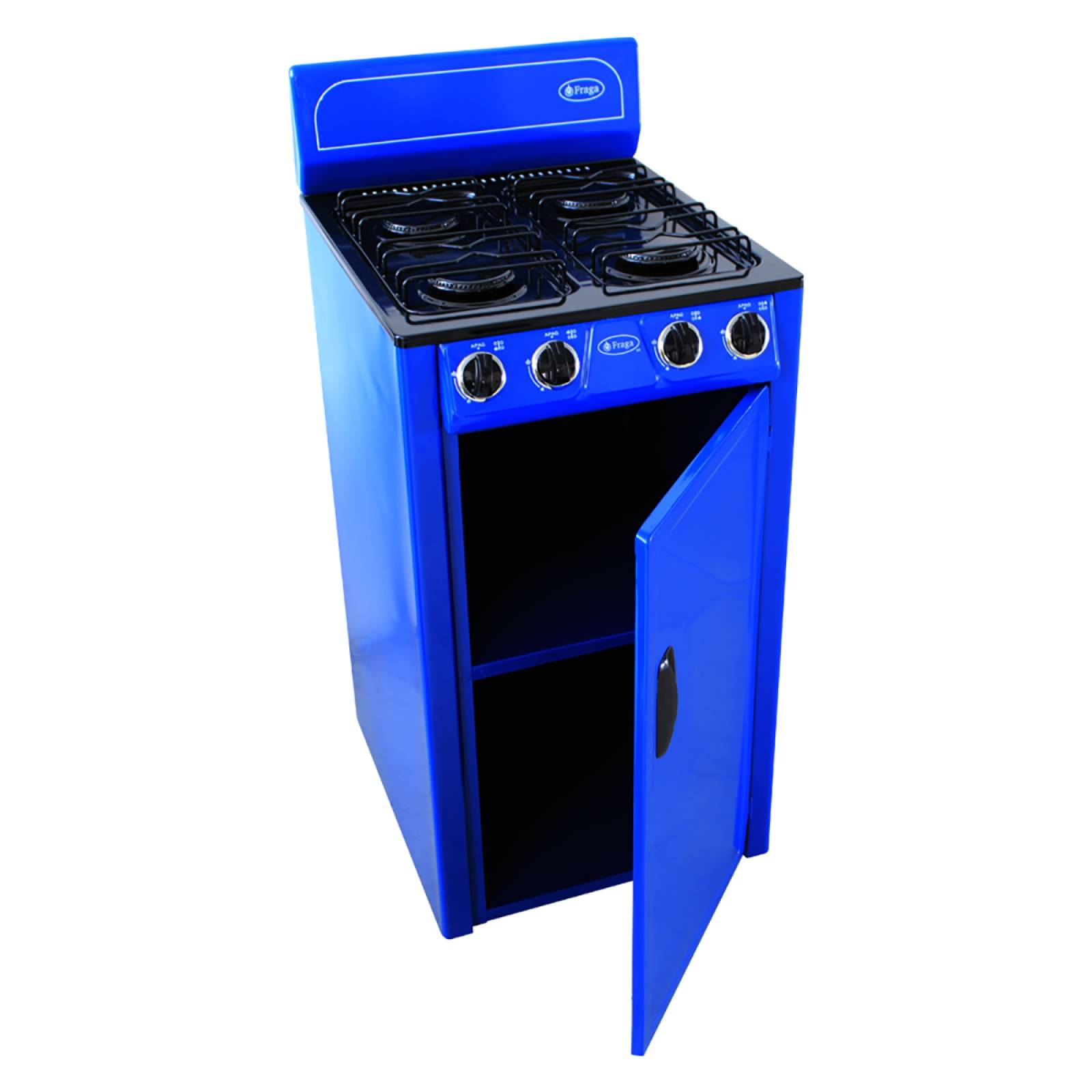 Parrilla Con Gabinete P225 Fraga 50 Cm Azul
