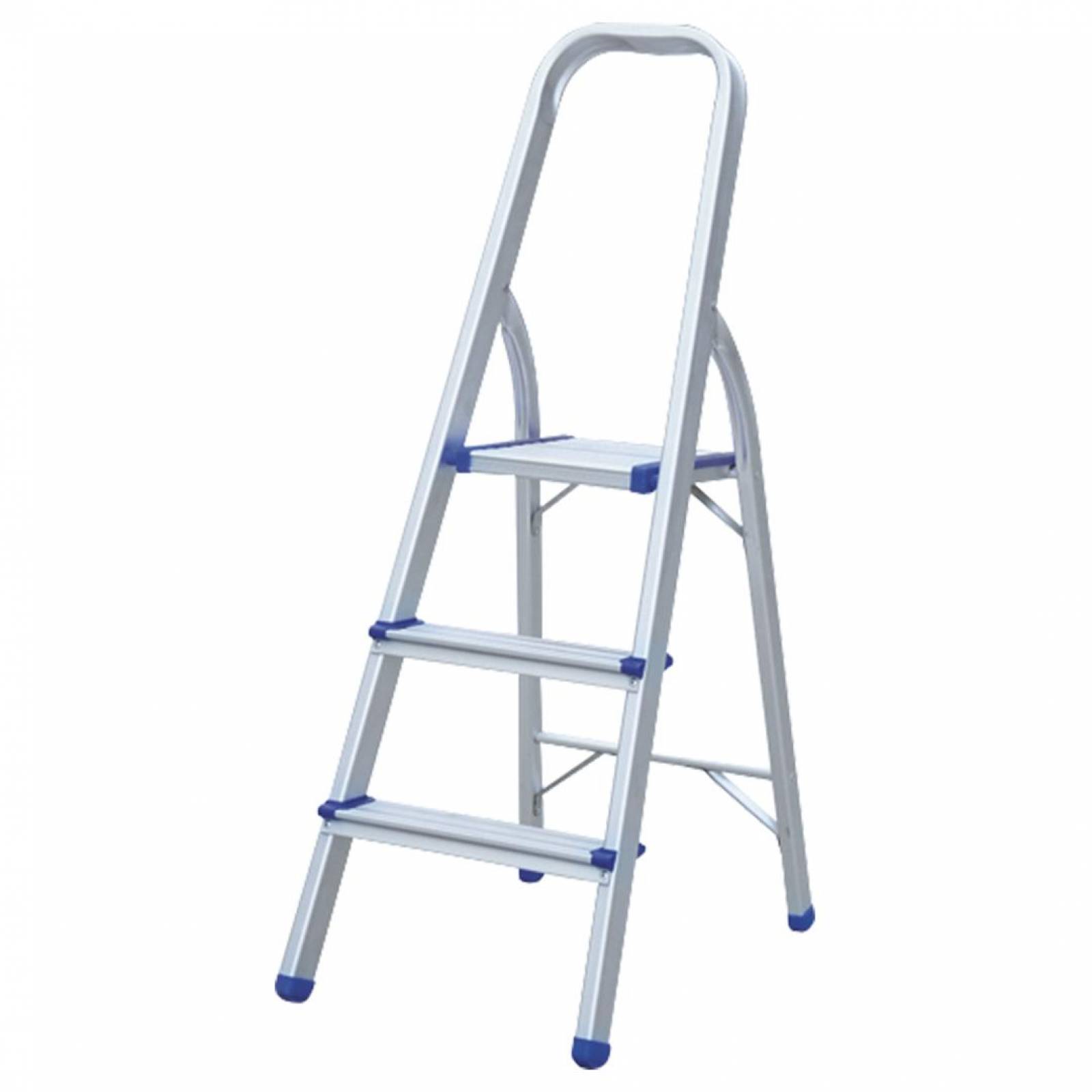 Escalera Plegable De Aluminio 3 Escalones 