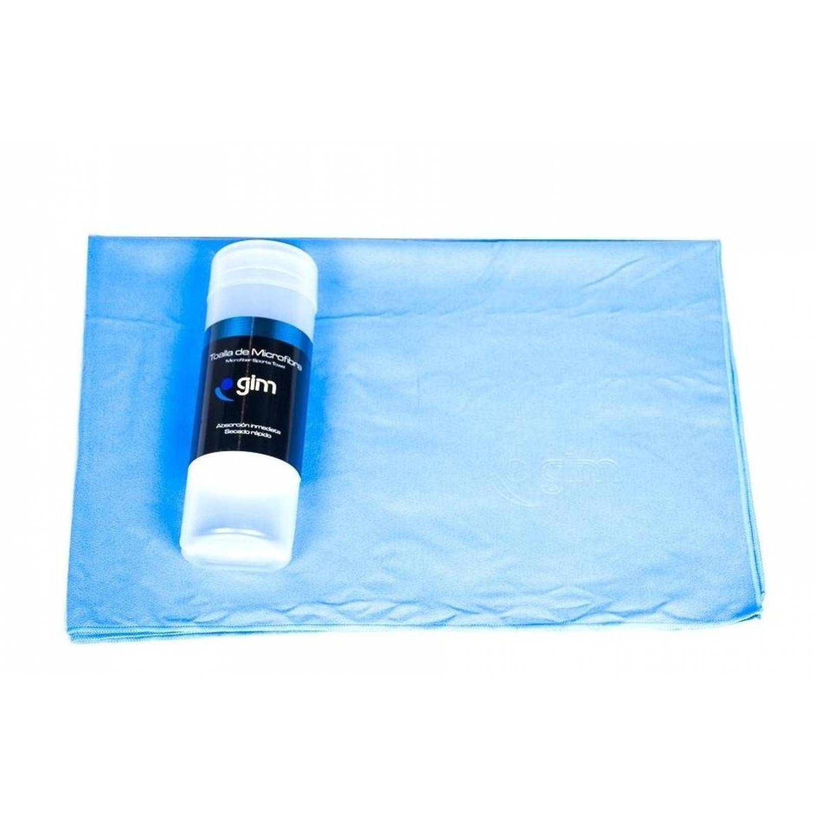 Toalla Microfibra Corporal Compacta Viajes Azul60x 90 