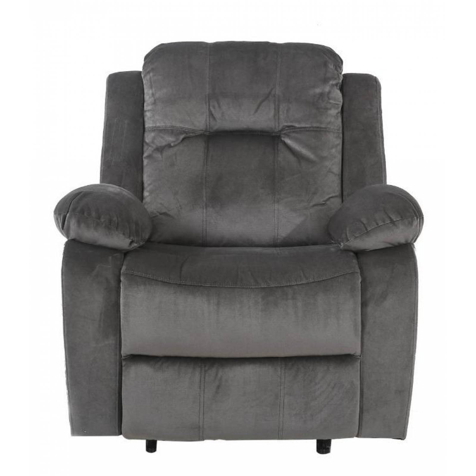 Sillon Reclinable Reposet Electrico Cloe Cosmo Microfibra Gris claro