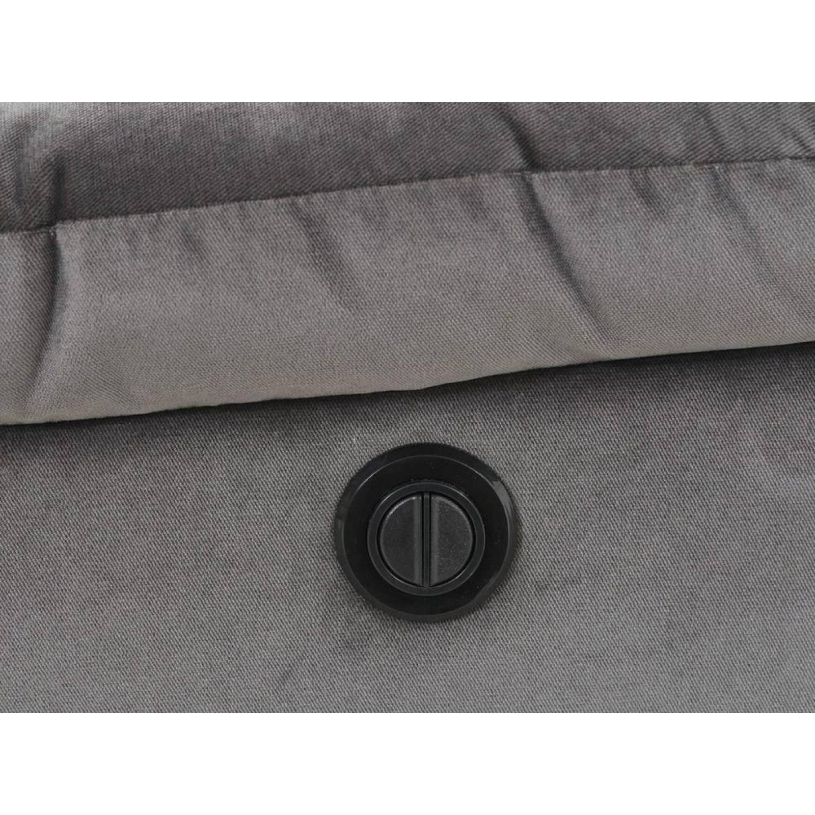 Sillon Reclinable Reposet Electrico Cloe Cosmo Microfibra Gris claro