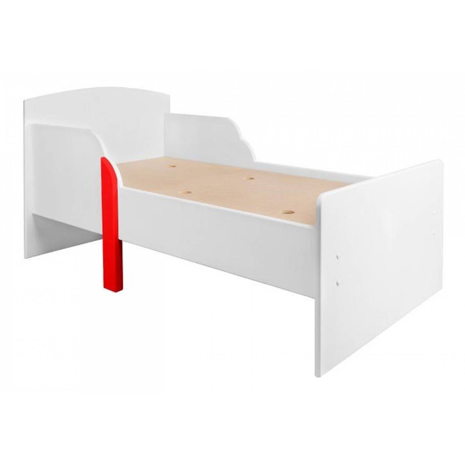 Cama Diseño Infantil Nube Cómoda Montessori Duduk Rojo