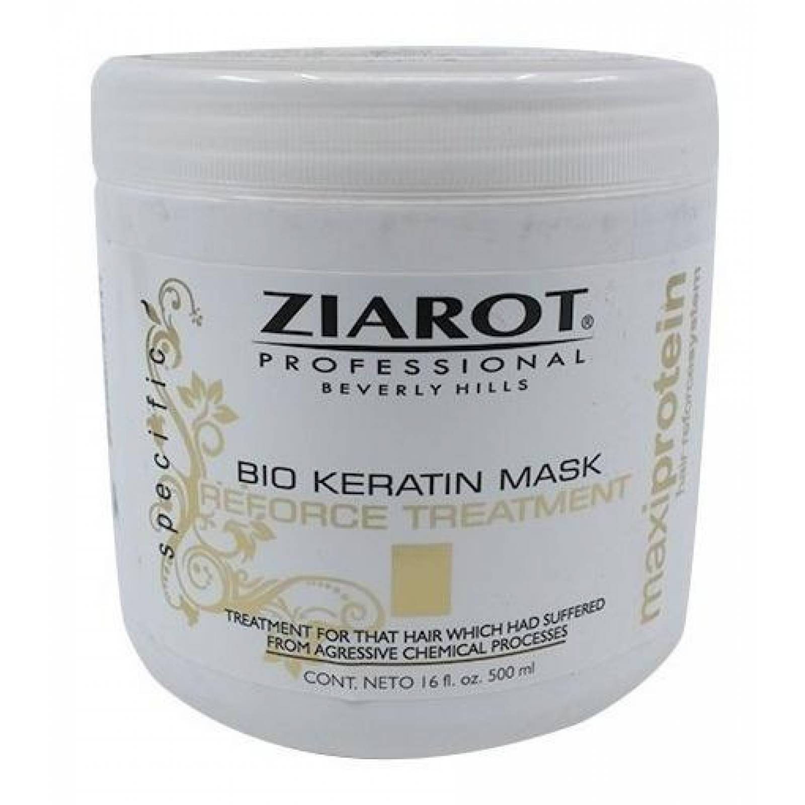 Mascarilla Capilar Manteca Karite Suavidad 500ml Ziarot 