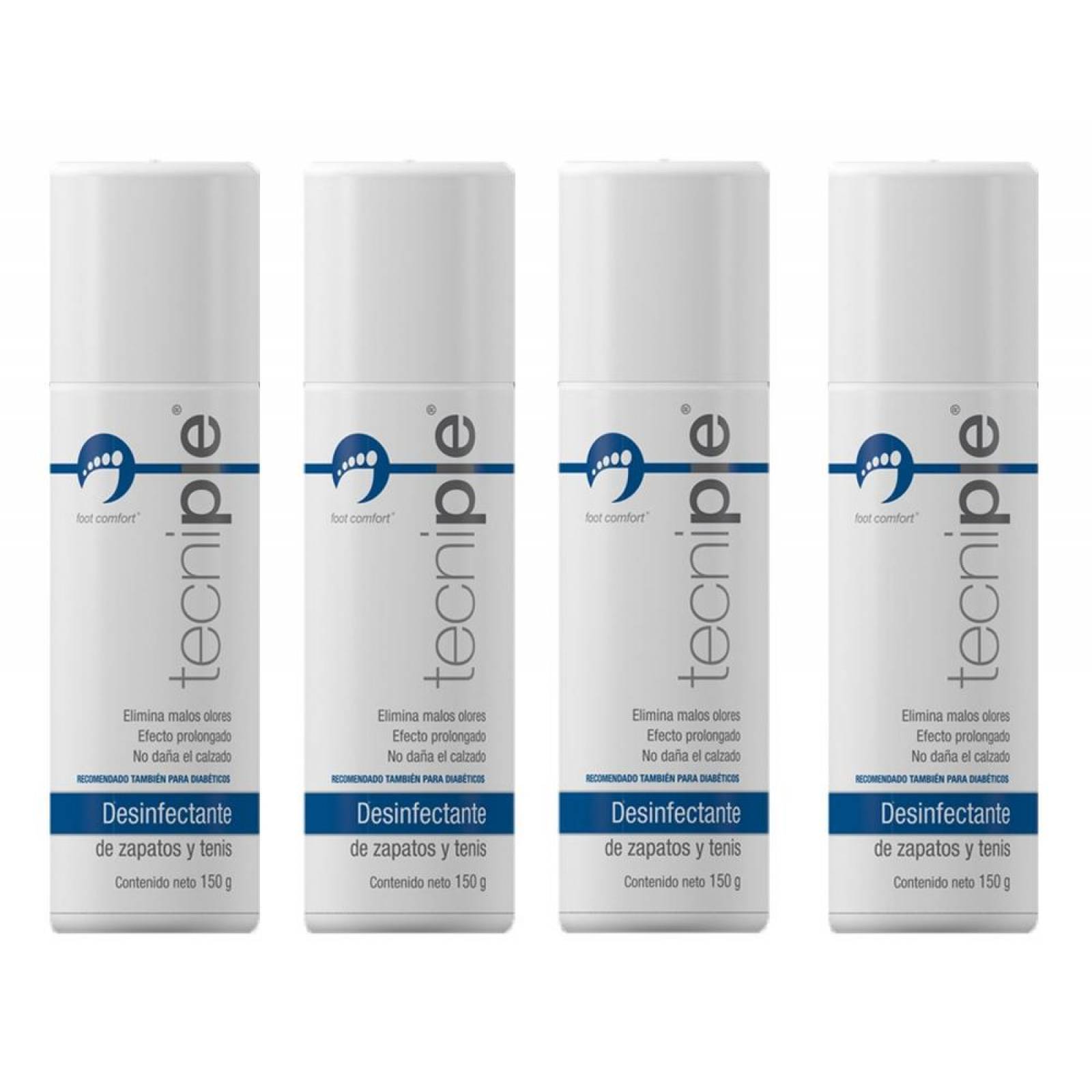 Kit 4 Desinfectante Calzado Aerosol Elimina Olores 