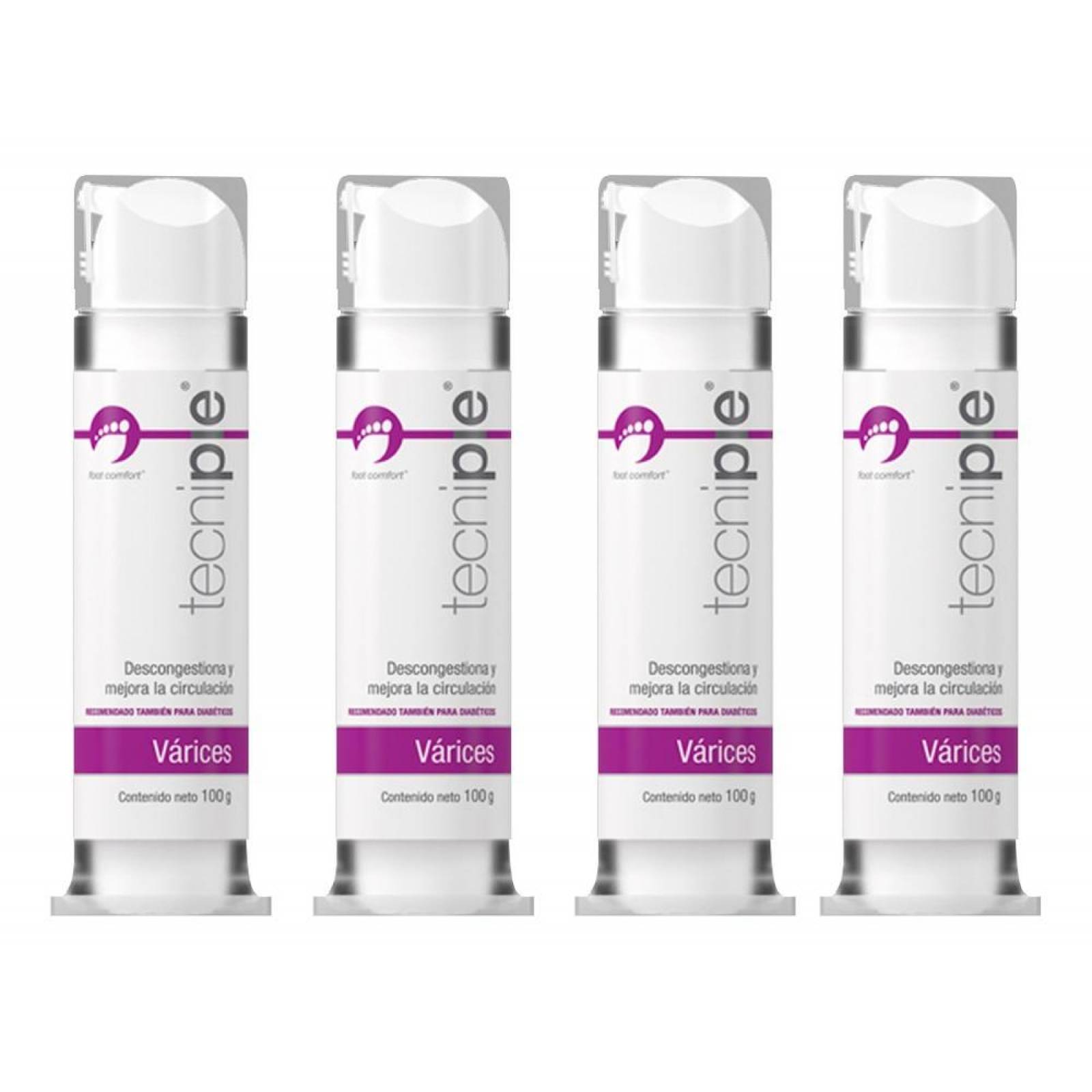 Kit 4 Tecni-varic Alivia Piernas Cansadas Várices