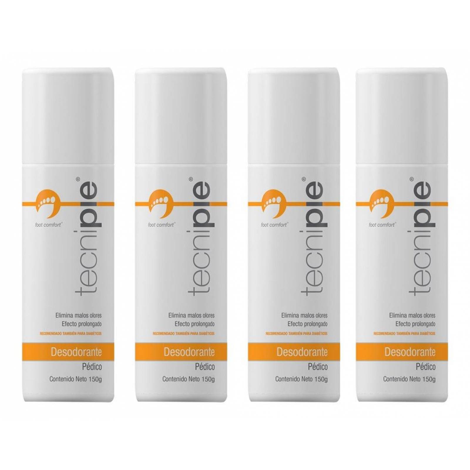Kit 4 Desodorante Pies Aerosol Combate Mal Olor