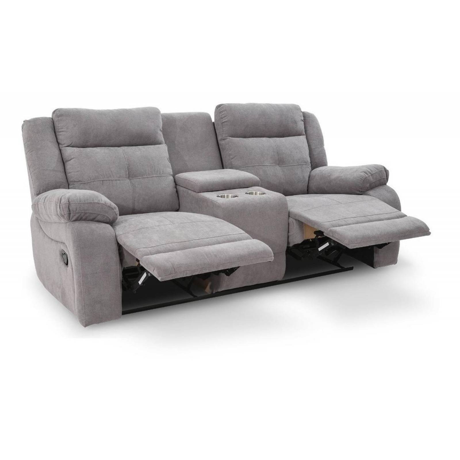 Sillón Sofá Dos Plazas Reclinable Manual Loveseat 