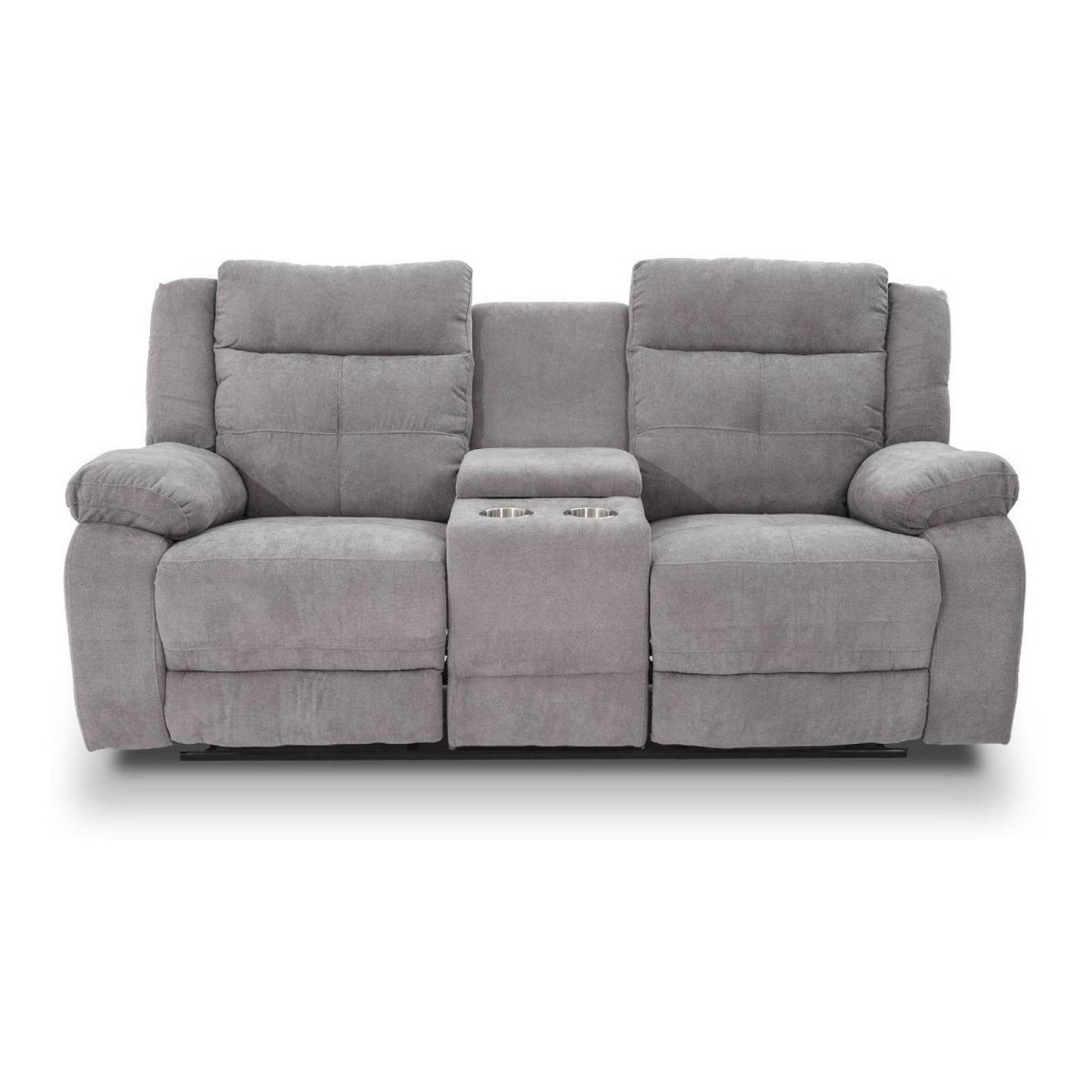 Sillón Sofá Dos Plazas Reclinable Manual Loveseat 