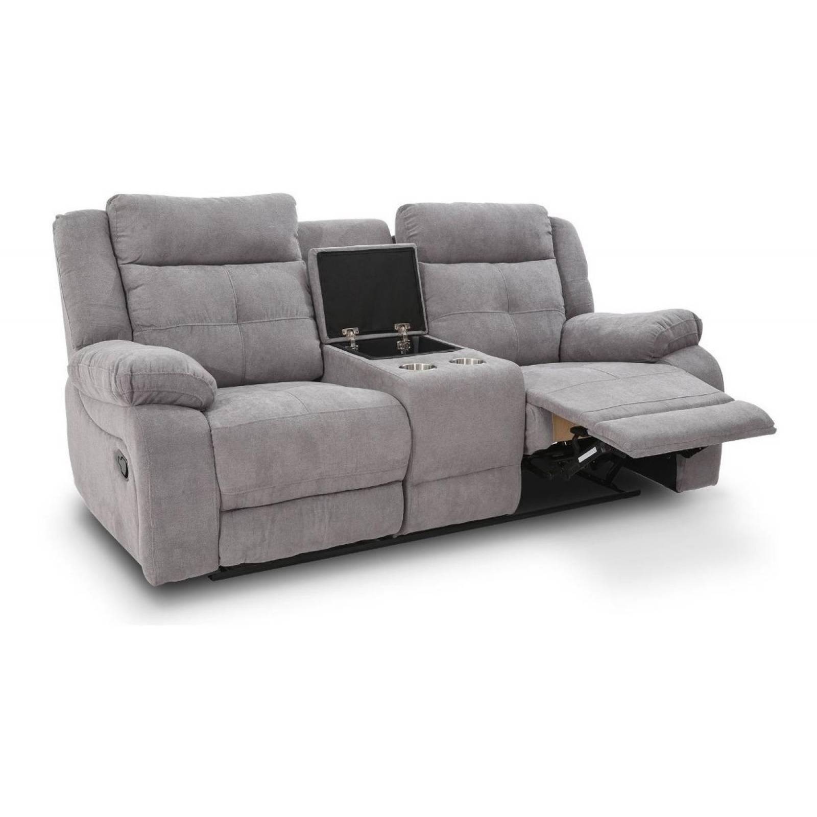 Sillón Sofá Dos Plazas Reclinable Manual Loveseat 