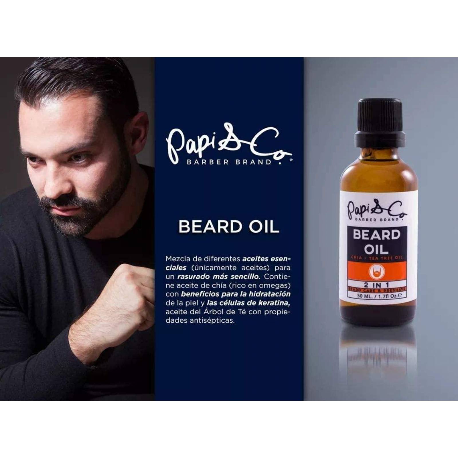 Aceite para Barba Papi Beard Oil 50 ml